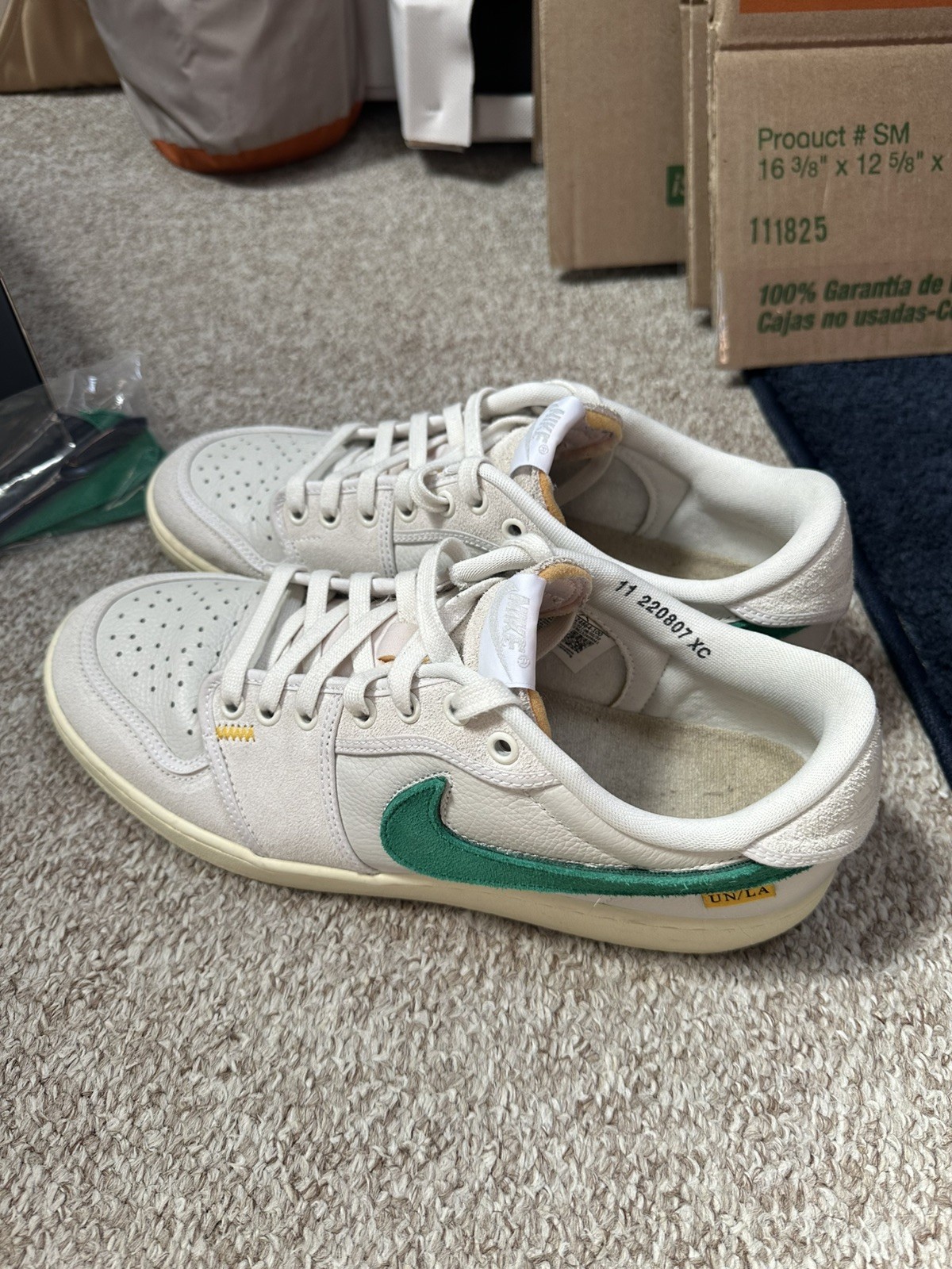D08912-101 AJKO 1 Low SP x Union LA – Size 11 – OG Box, Extra Swooshes & Laces
