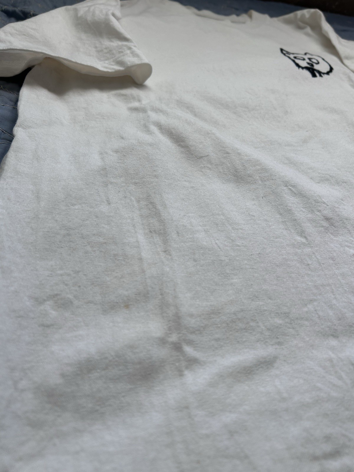 Odd Future OFWGKTA Cat Sketch Tshirt Size M Golf Wang Y2K Tyler The Creator
