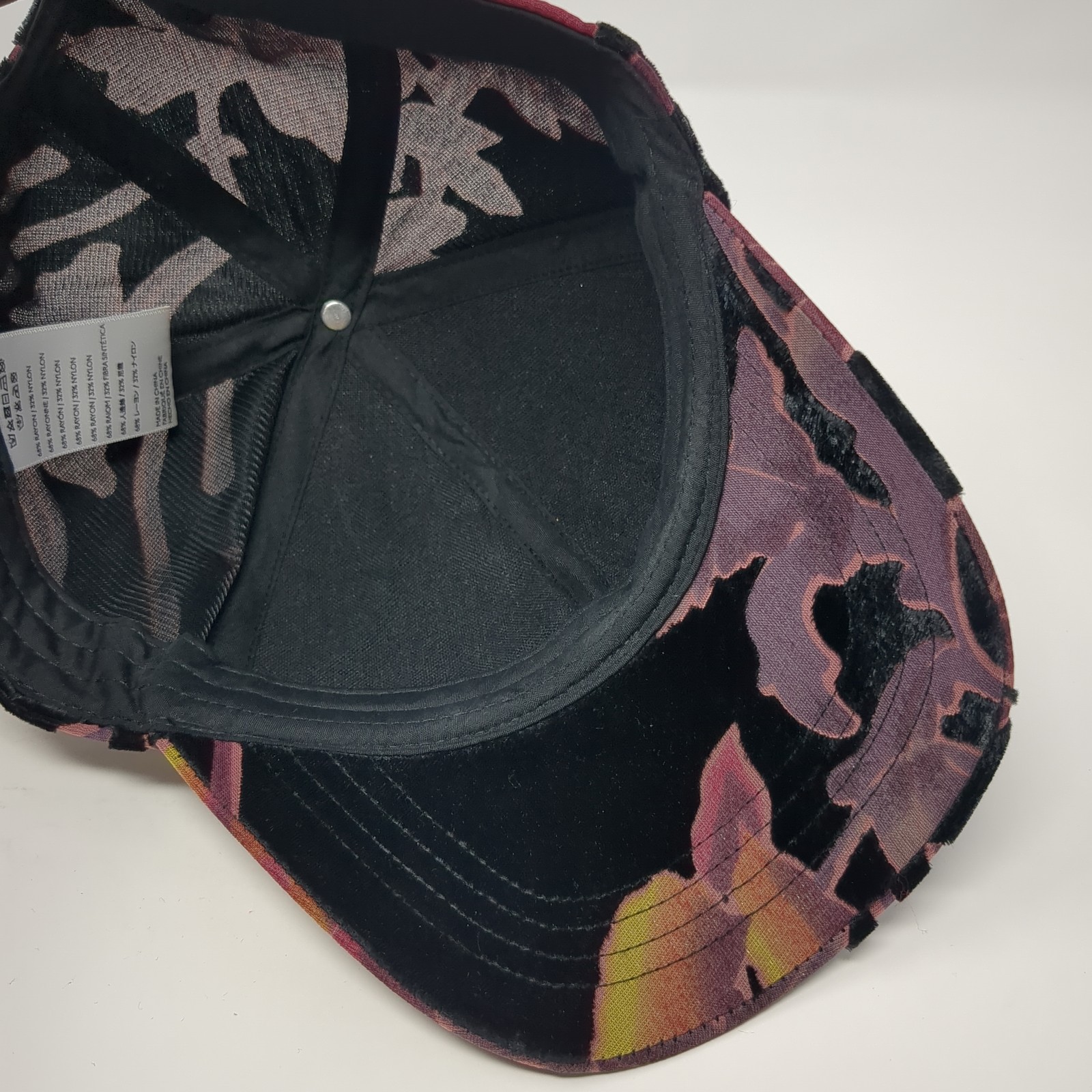 Unbranded Slideback Baseball Cap Multicolor One Size Adjustable Floral Blank
