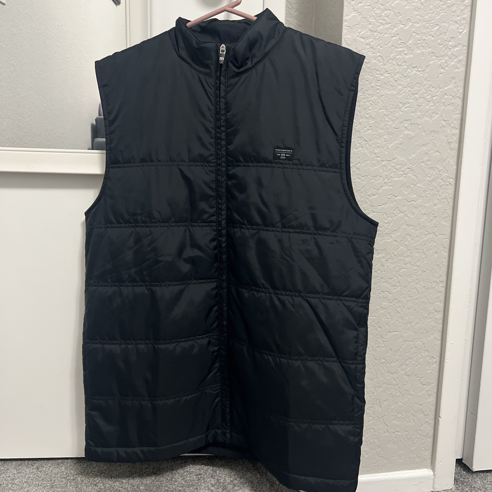 Travis Mathew Vest Black Men’s Size Medium New