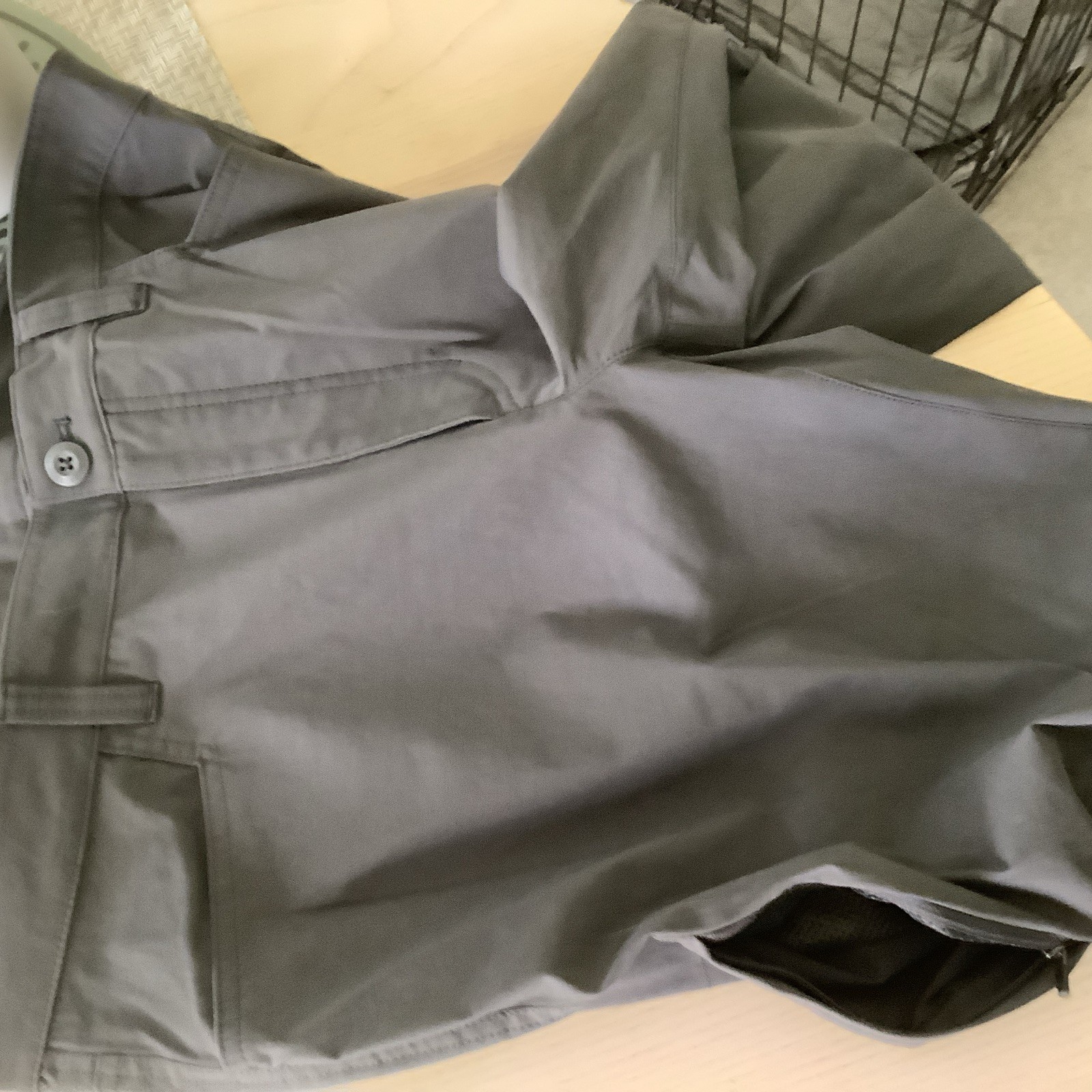 New Eddie Bauer Tech Pant With Storm Repel, UPF 50+, Secure Pocket. Grey, 34×32