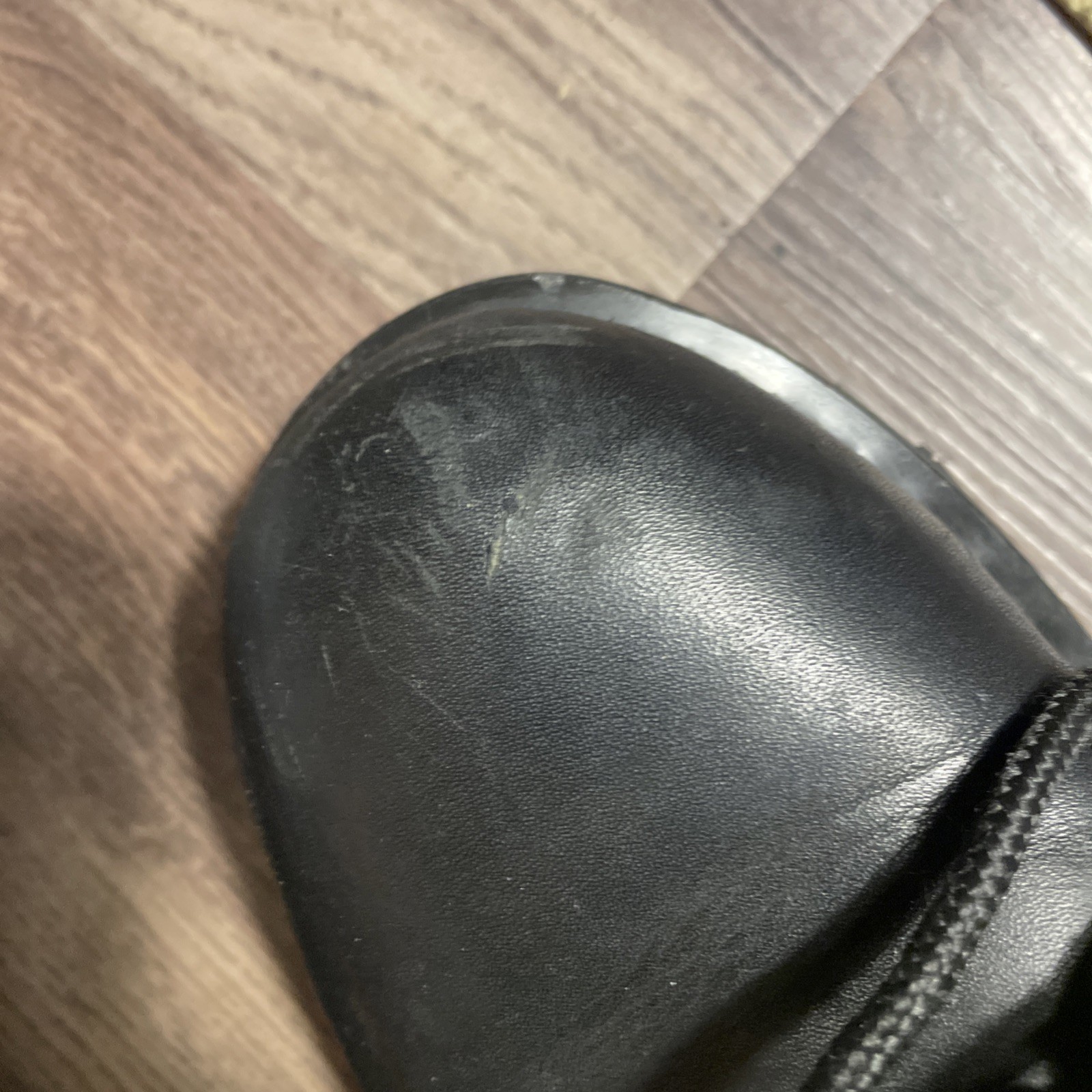 Element Motorcycle Boots Womens Size 9 Black Leather Logo Zip up Snap Lace Up