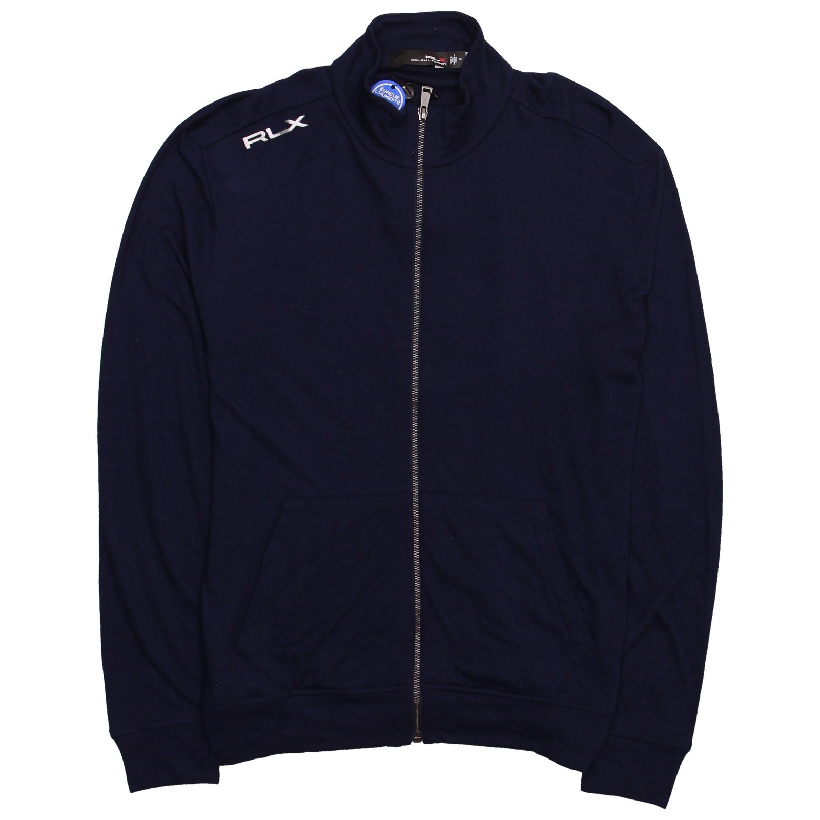 RLX Ralph Lauren Navy Sz M Knit Jacket – Athletic Sportswear – Cotton Modal