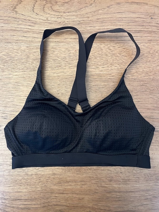 Victoria’s Secret Sport Black Solid 34DDD Lightweight Wireless Sport Bra VS