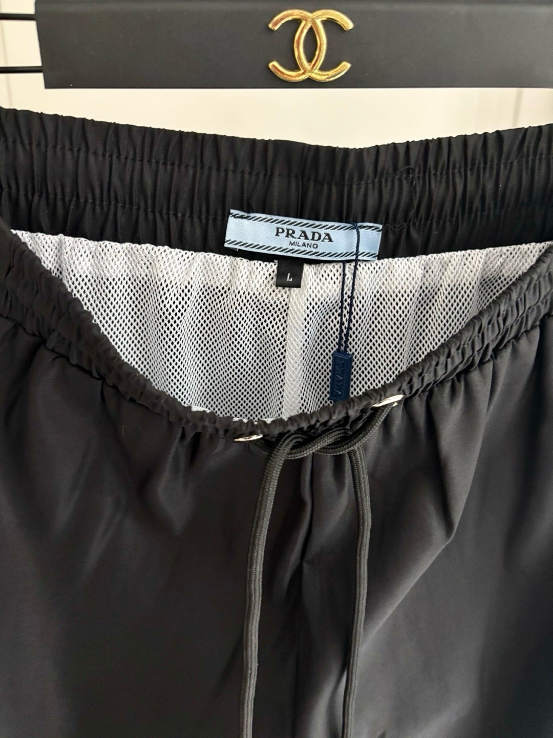 Prada’s new summer beach shorts, five quarter shorts