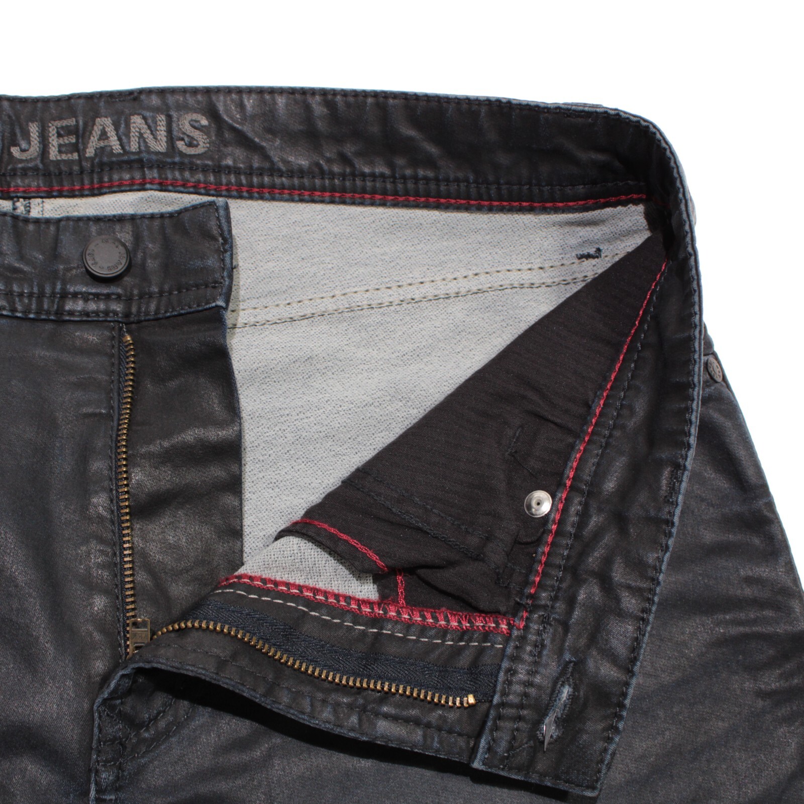 Mac Jeans NWT Jog’n Jeans Size 34 US in Coated Blue Cotton Blend