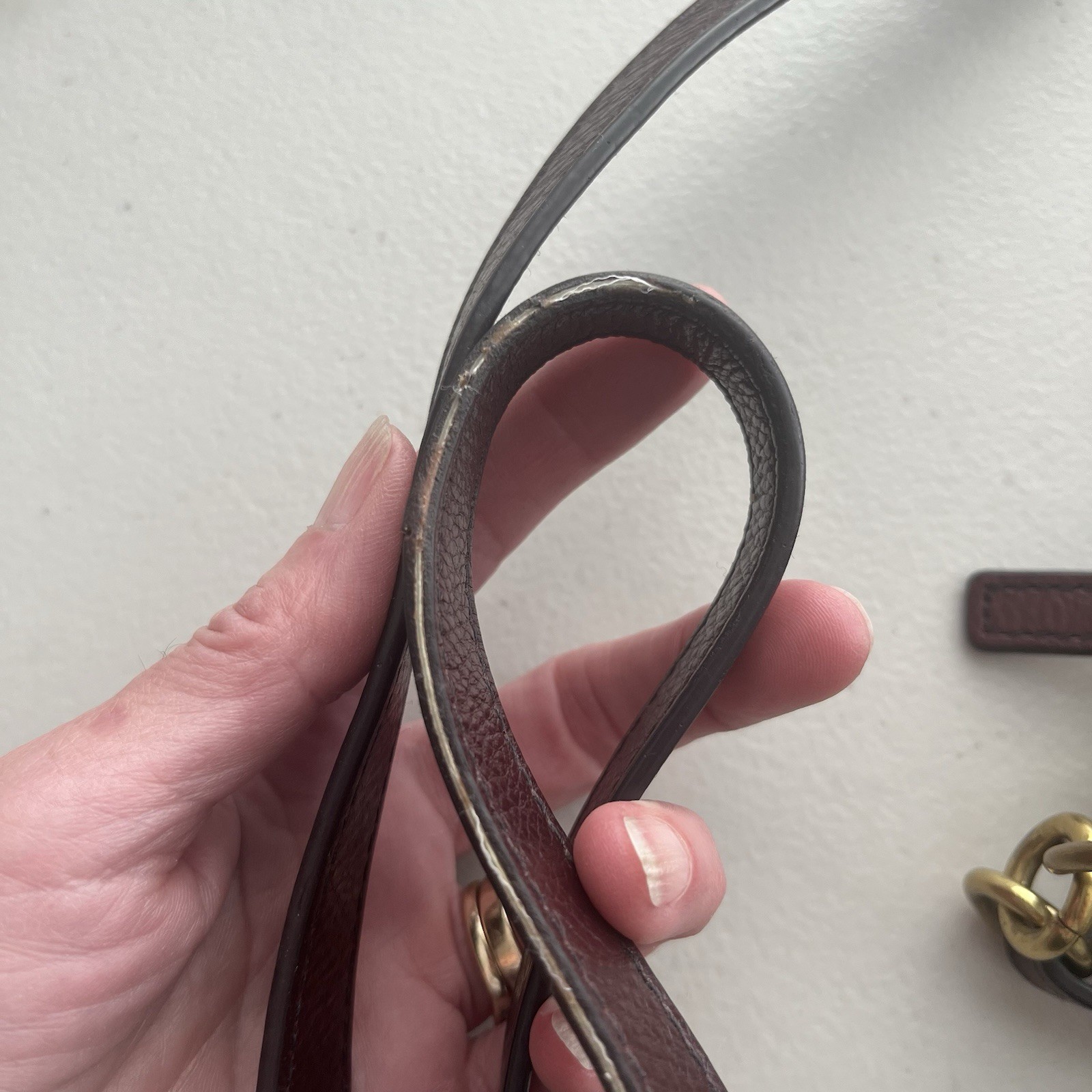 Fossil Jolie Leather Hobo Bag Burgundy Oxblood Crossbody Classic Preppy Purse