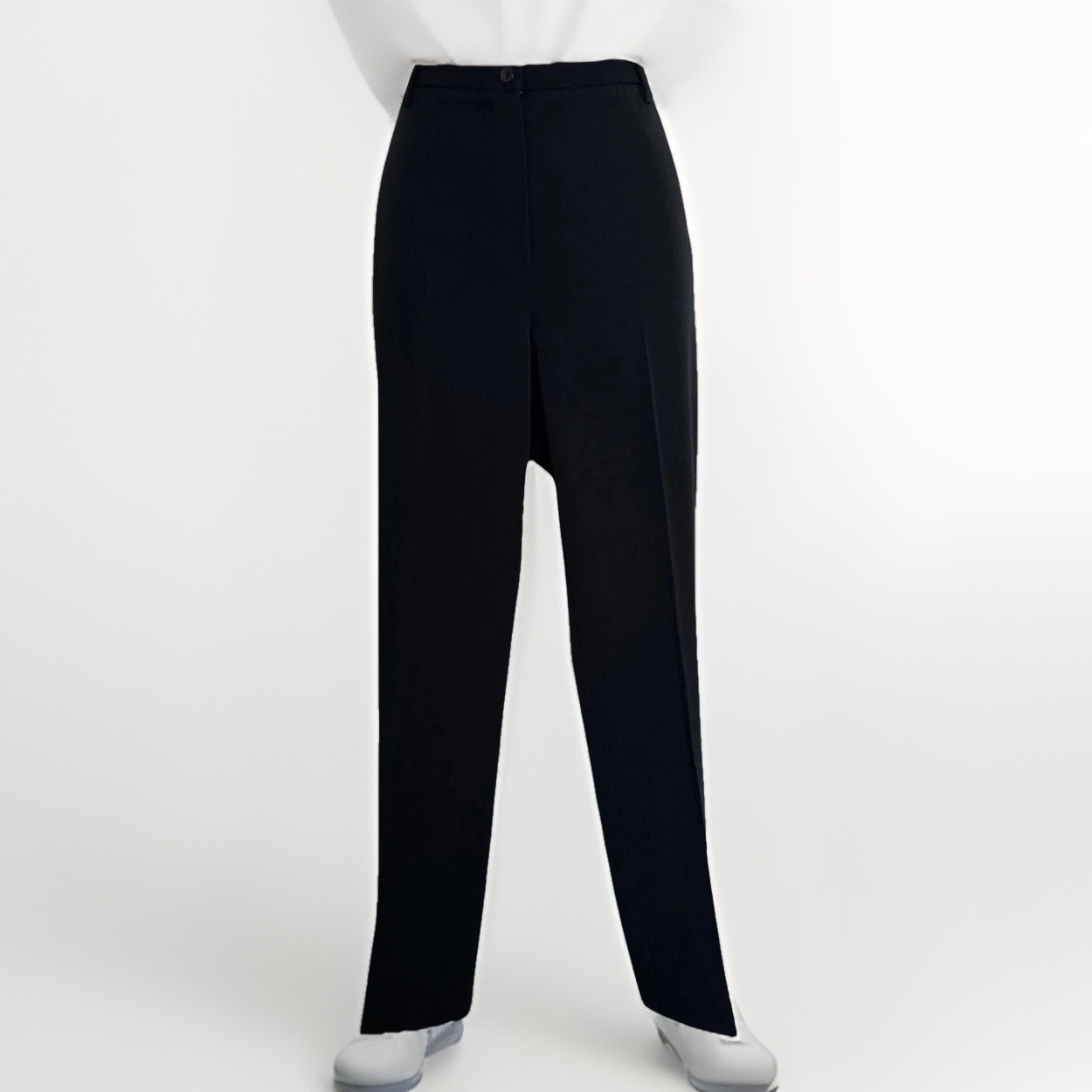 G200 Ladies Smart Black Trousers Women UK 12 W30” L29.5”