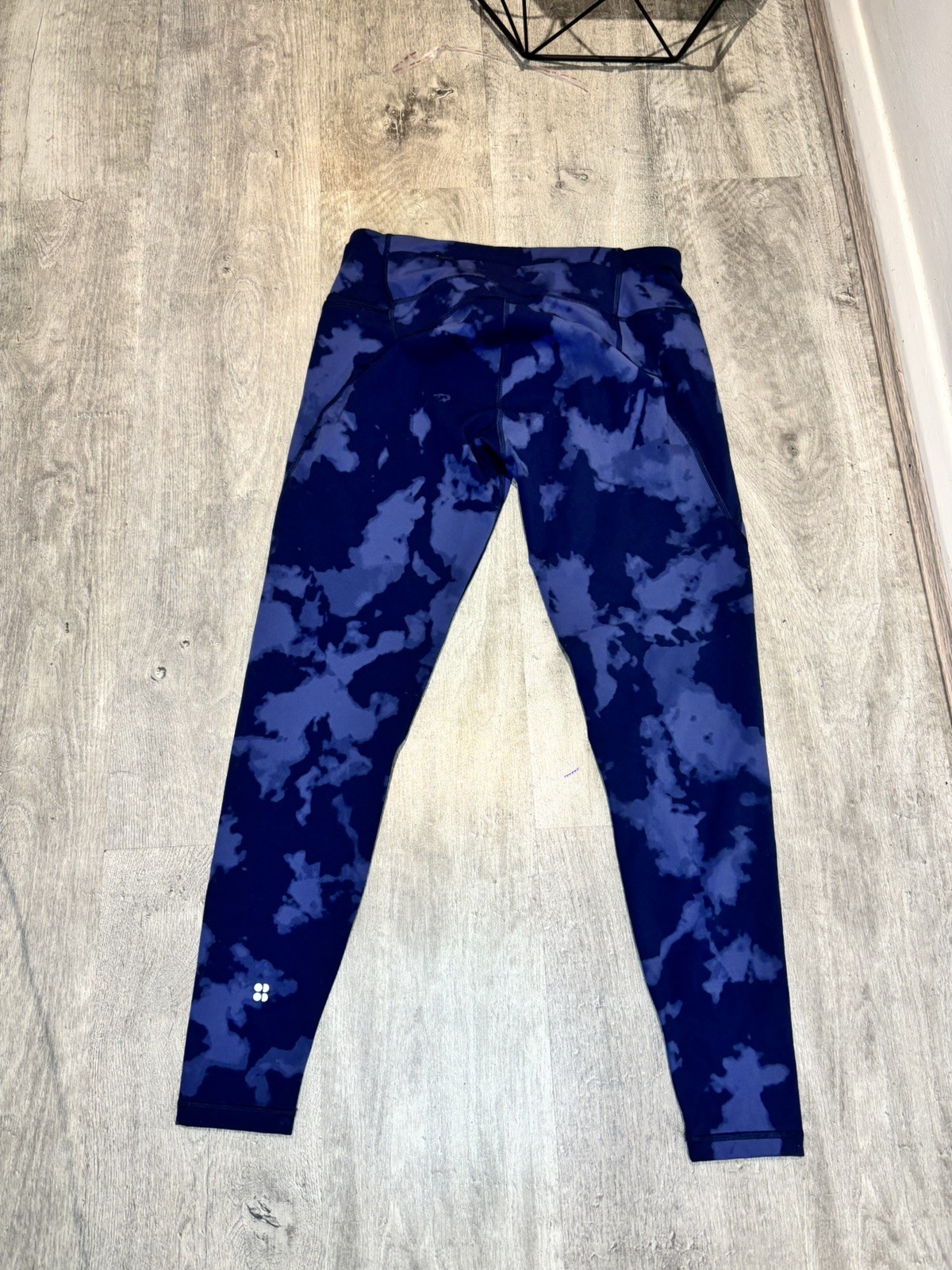 Sweaty Betty Gym Workout Power Leggings ~ Blue ~ Large Length 28 Inches