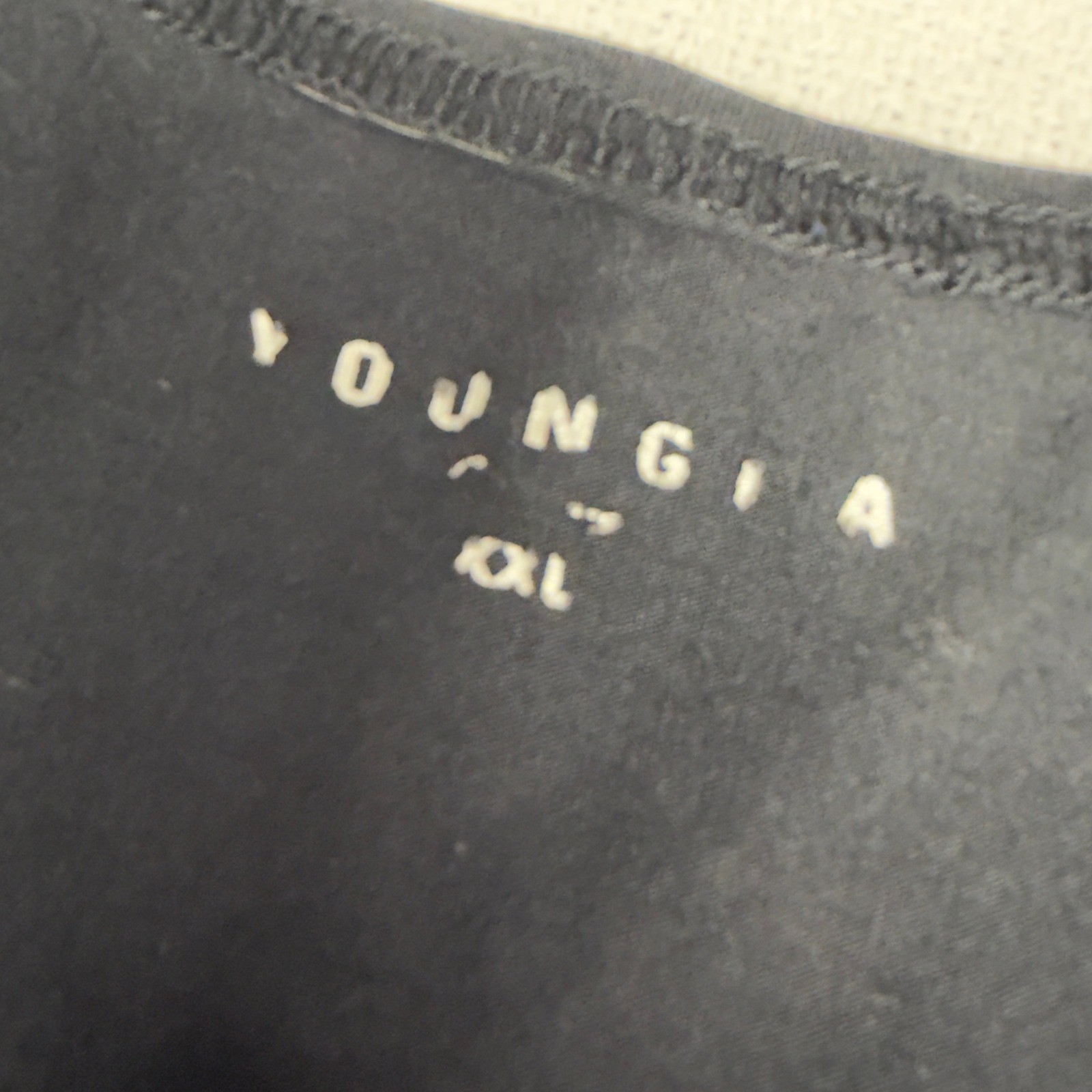YoungLA 334 Stringer Tank Top Mens XXL Black Cotton Blend Gym Workout YLA2498