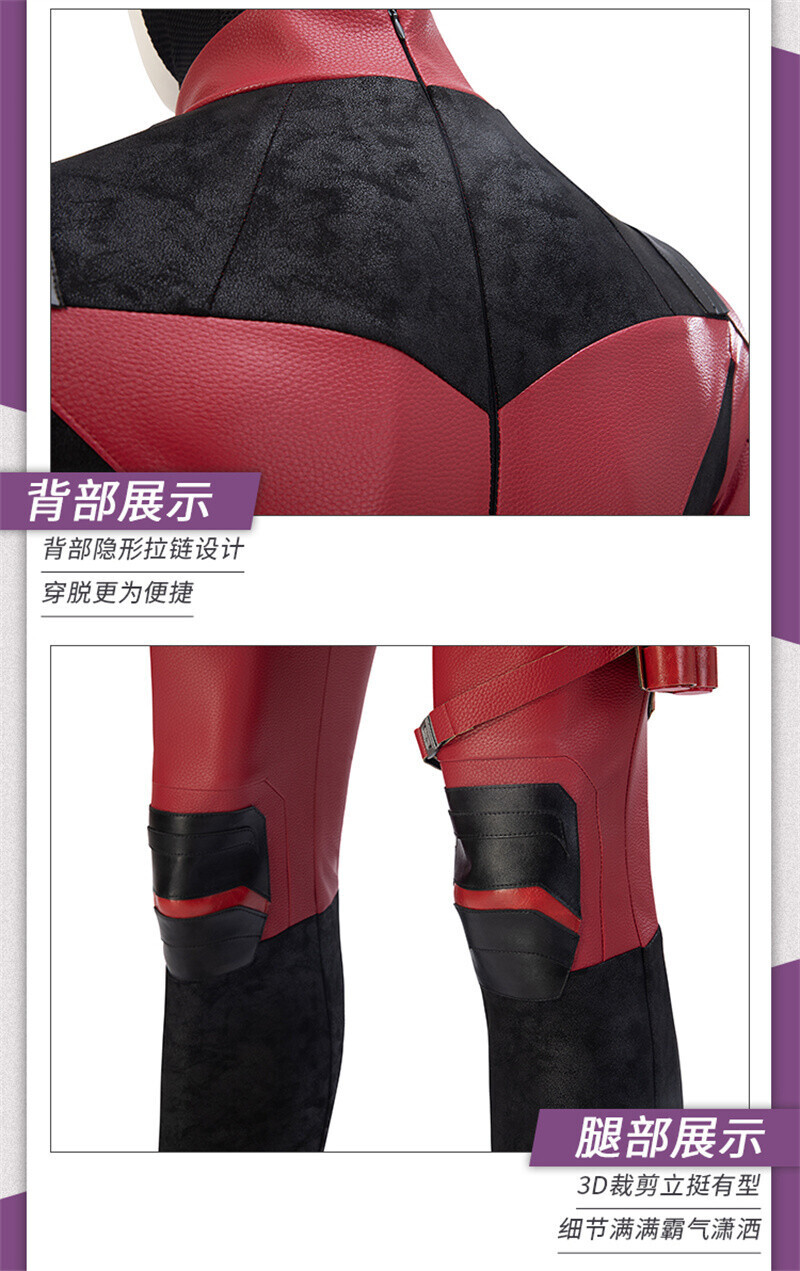 Daredevil Marvel Cosplay Costume Outfits Jumpsuit Shoes Mask Accessories Set Lot