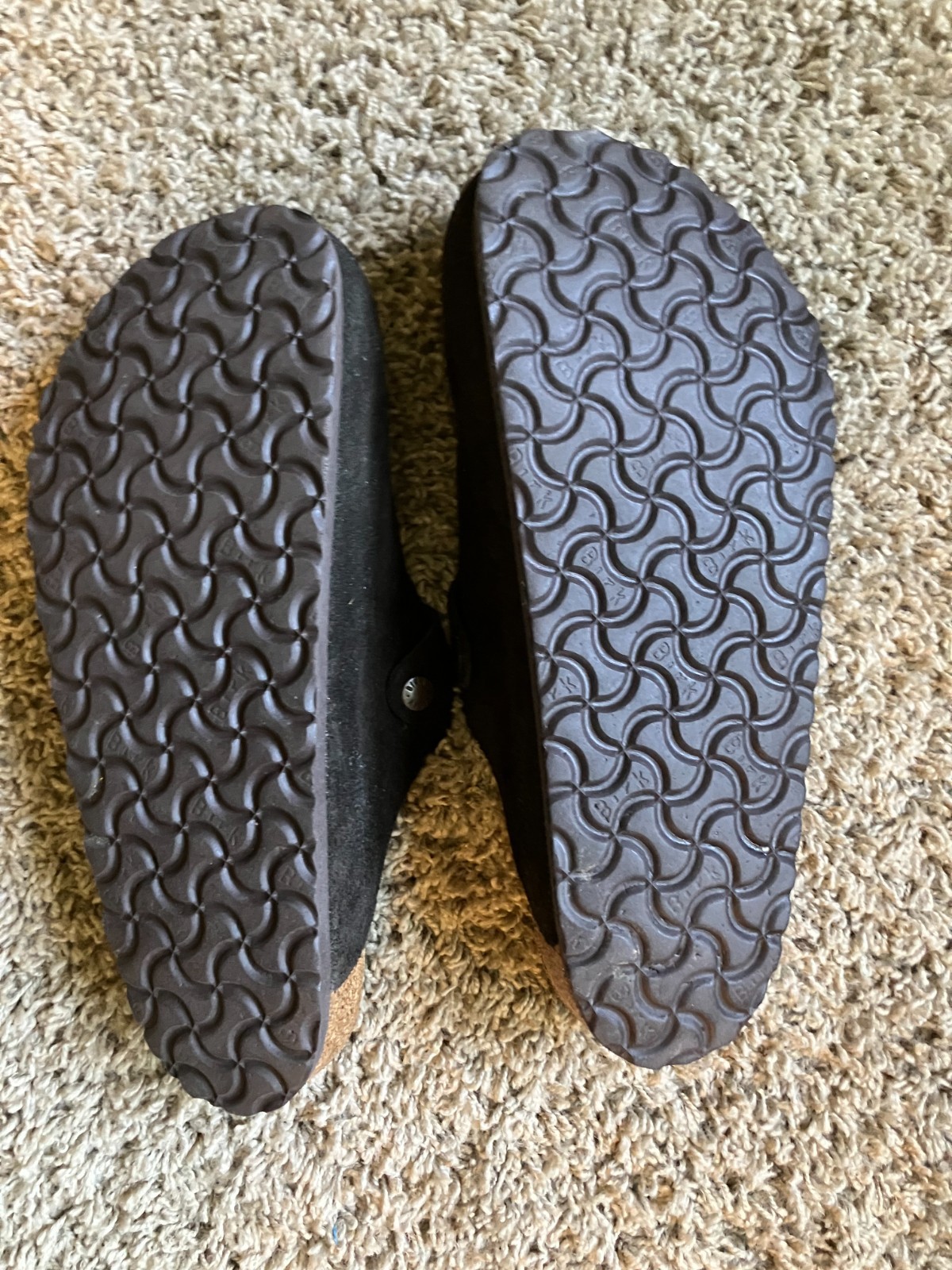 Birkenstock Men’s Boston Suede Brown Mocha Sandals Clogs Sz 10 10.5 43