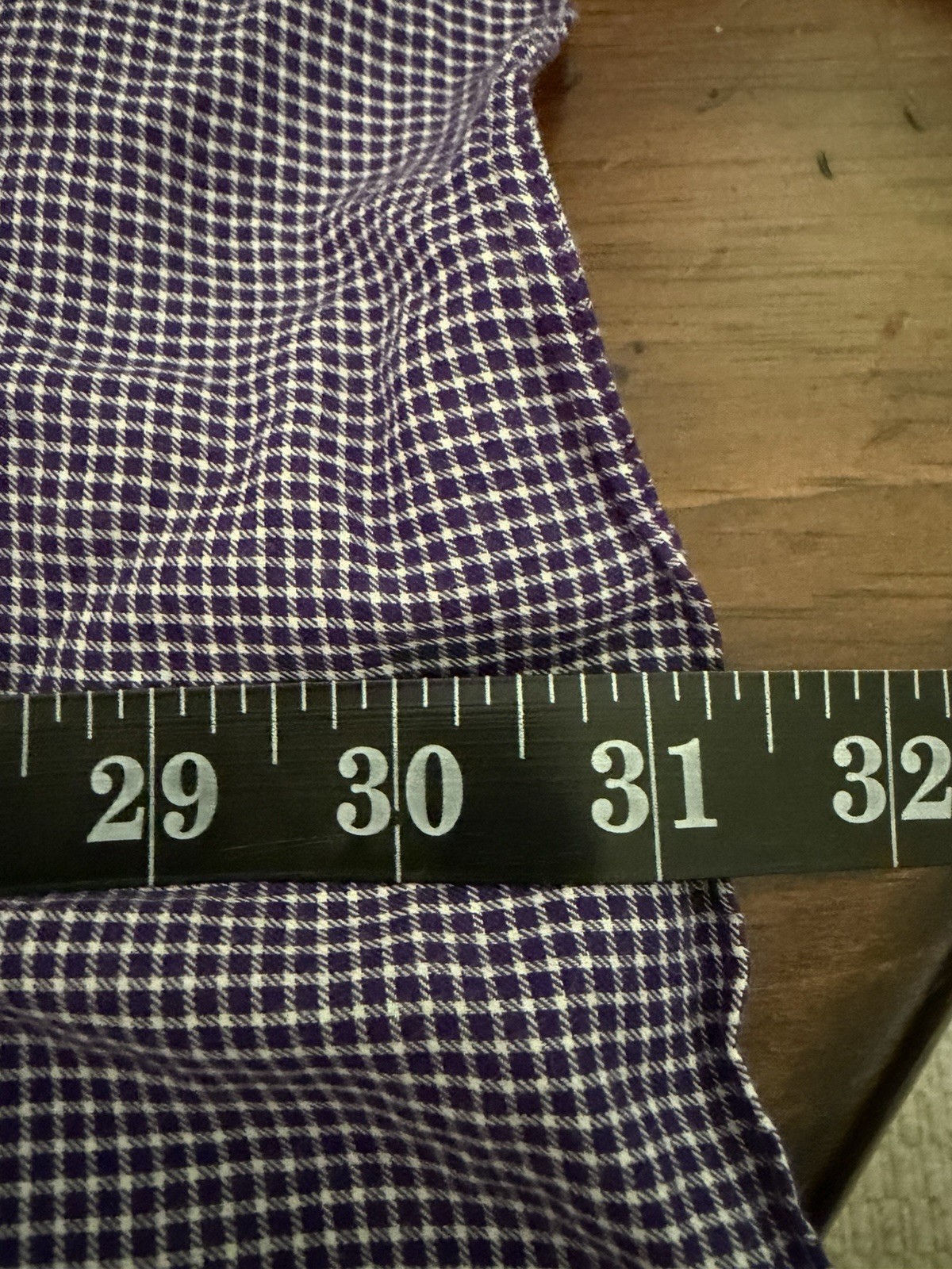 Daniel Cremieux Classics Purple Plaid 100% Cotton Long Sleeve Button-Up RN58909