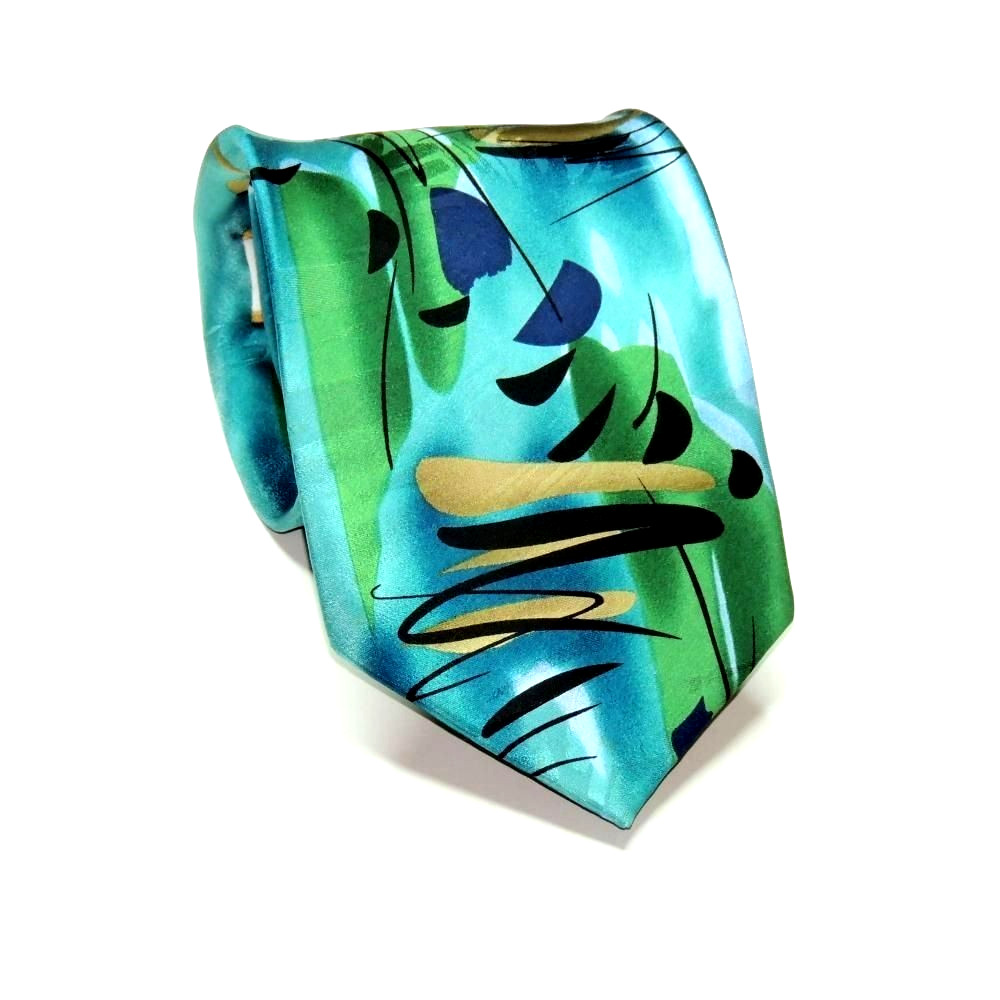J. GARCIA LIMITED EDITION Sea Anemone Collection 43 Men’s Silk Tie Excellent