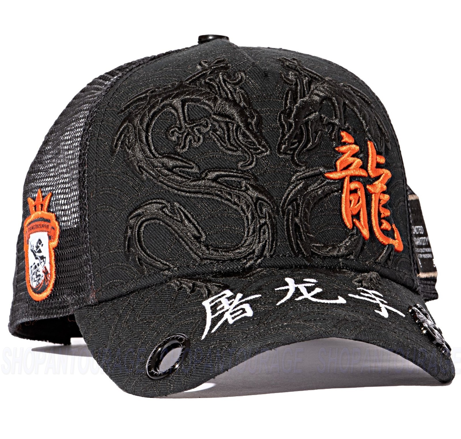 Red Monkey Dragon Slayer Black RM1555 New Limited Edition Unisex Trucker Hat Cap