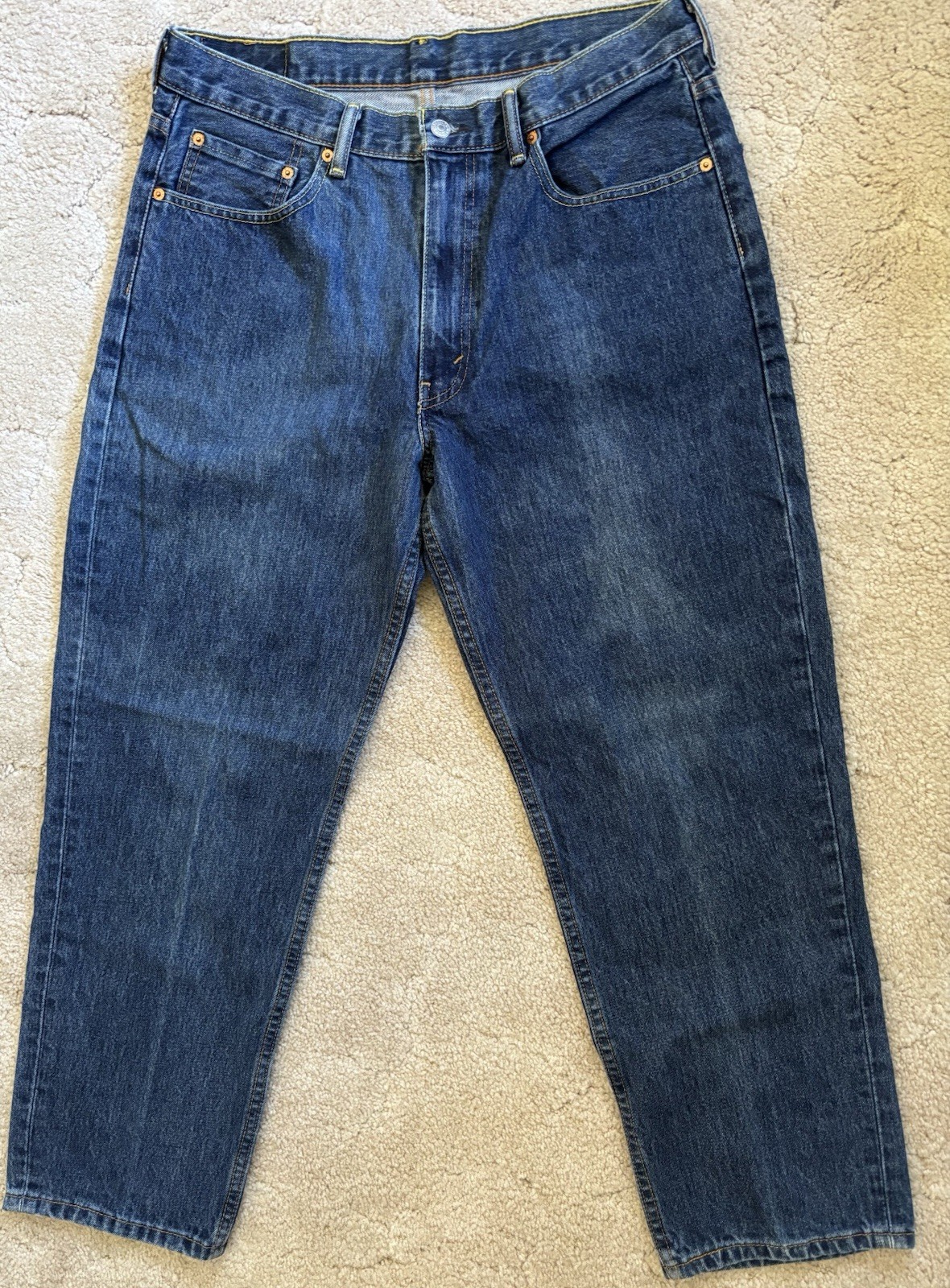 Vintage Levi Jeans Men’s 36×30 (36×29) Blue Made In USA 550 Loose Baggy Tapered