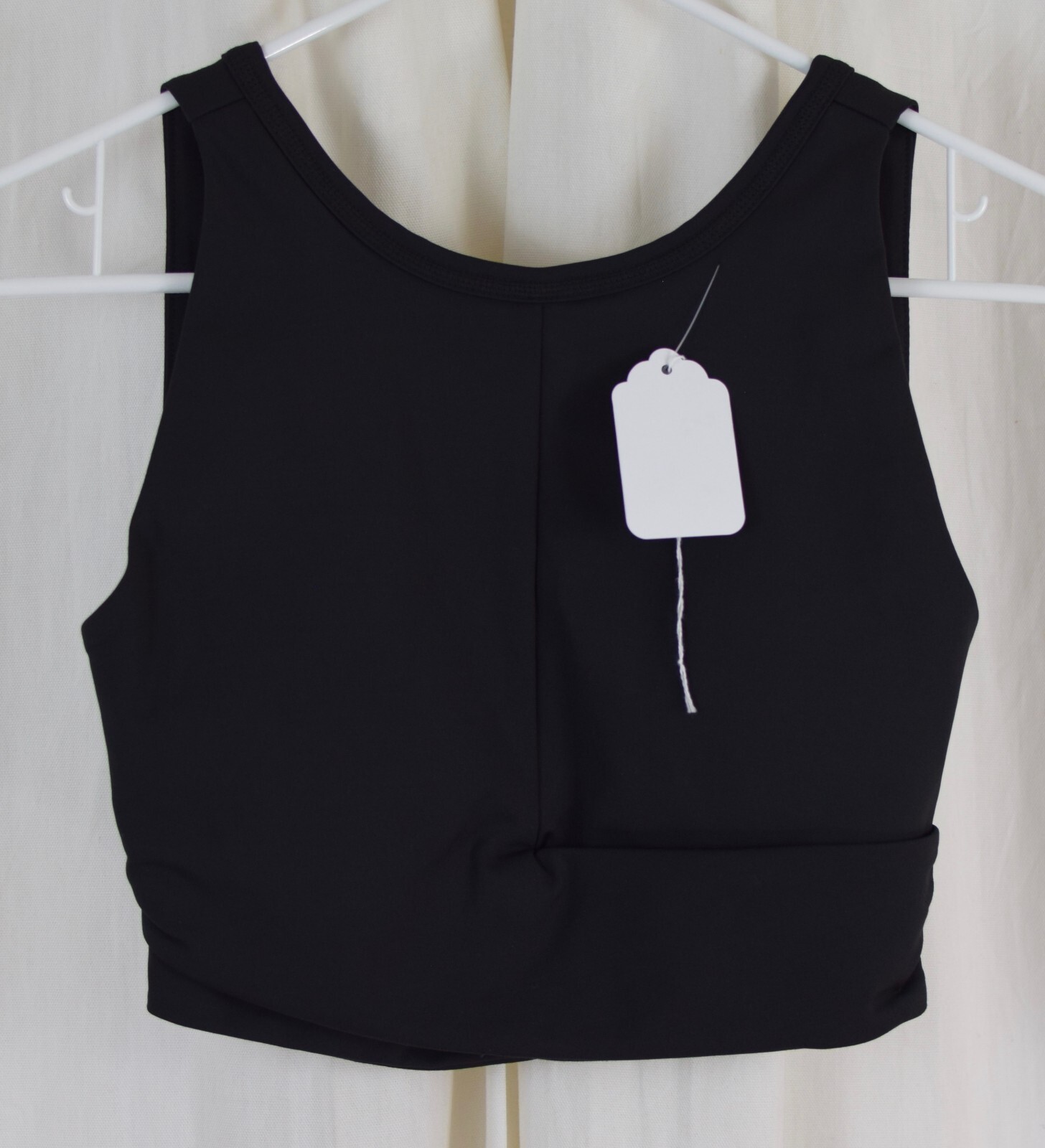 zuda Women’s Z-Move Low Impact Cross Back Sports Bra Black Onyx Size Large