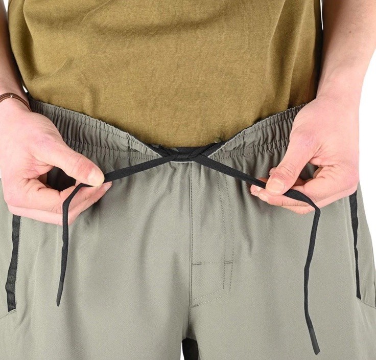 $70 RVCA Men’s Yogger Stretch 17 Shorts 8″ – Slate Green – Medium -New Tag