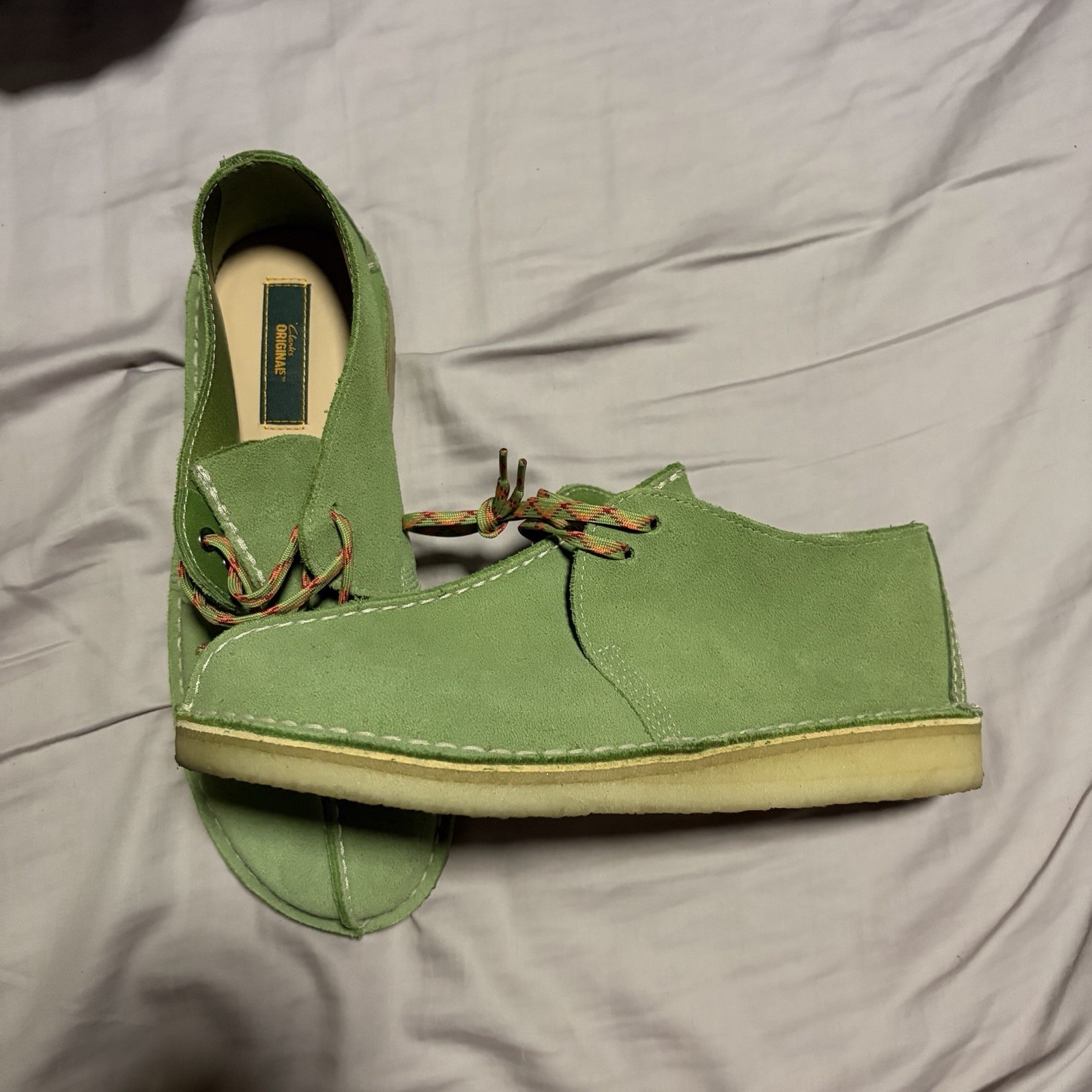Clarks Desert Trek Green Apple Size 10 Men