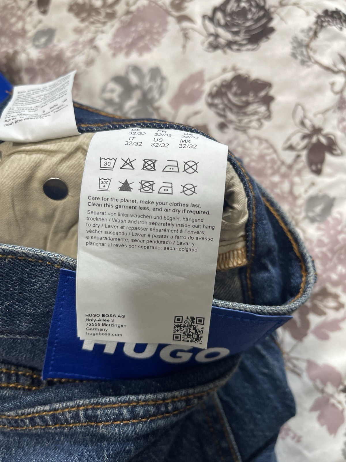 HUGO BOSS Slim-Fit Denim Jeans – Blue – 32/32