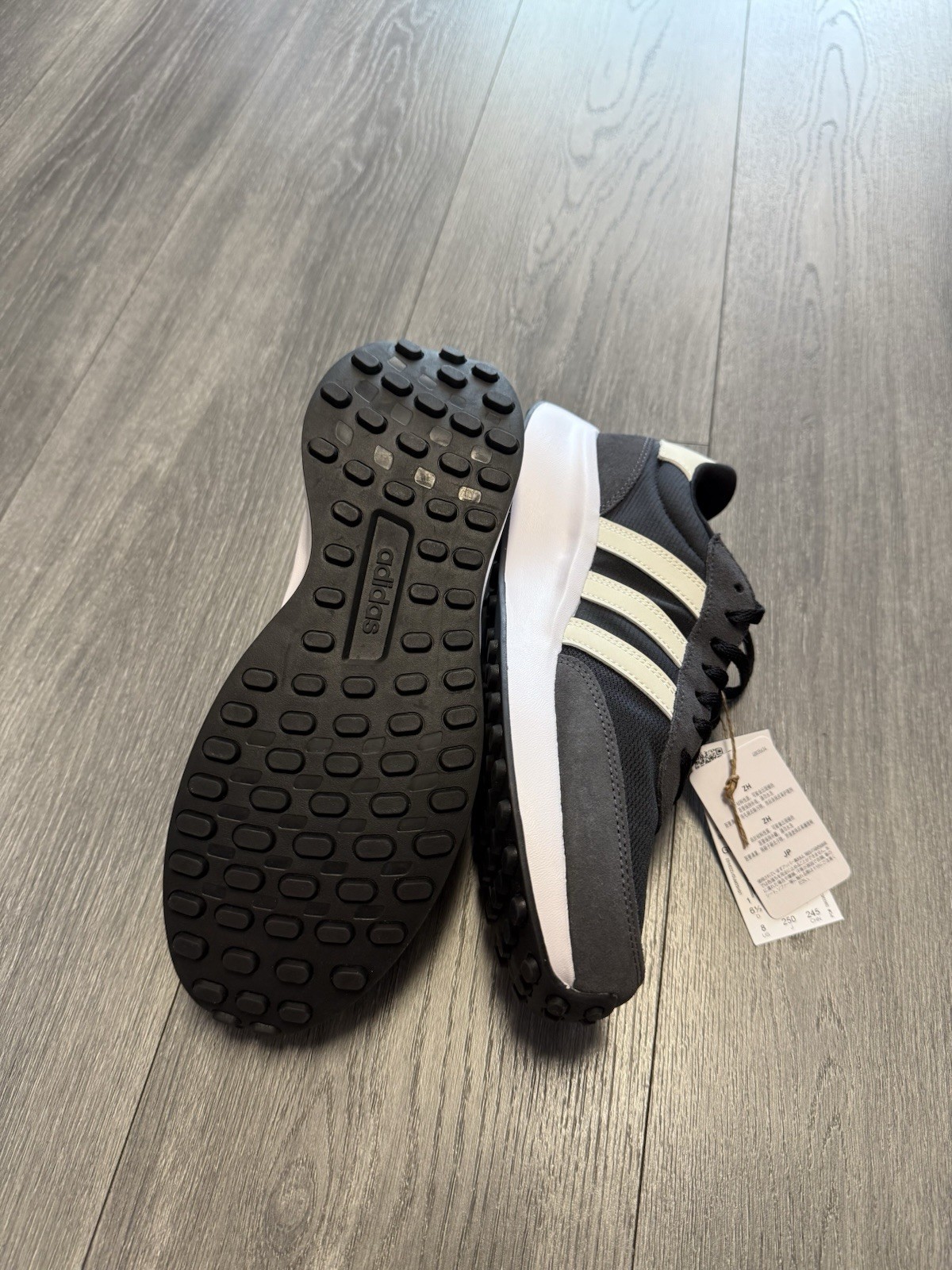 Adidas Run 70s Black White Women’s Size 7.5 Athletic Sneakers Shoes GW5609