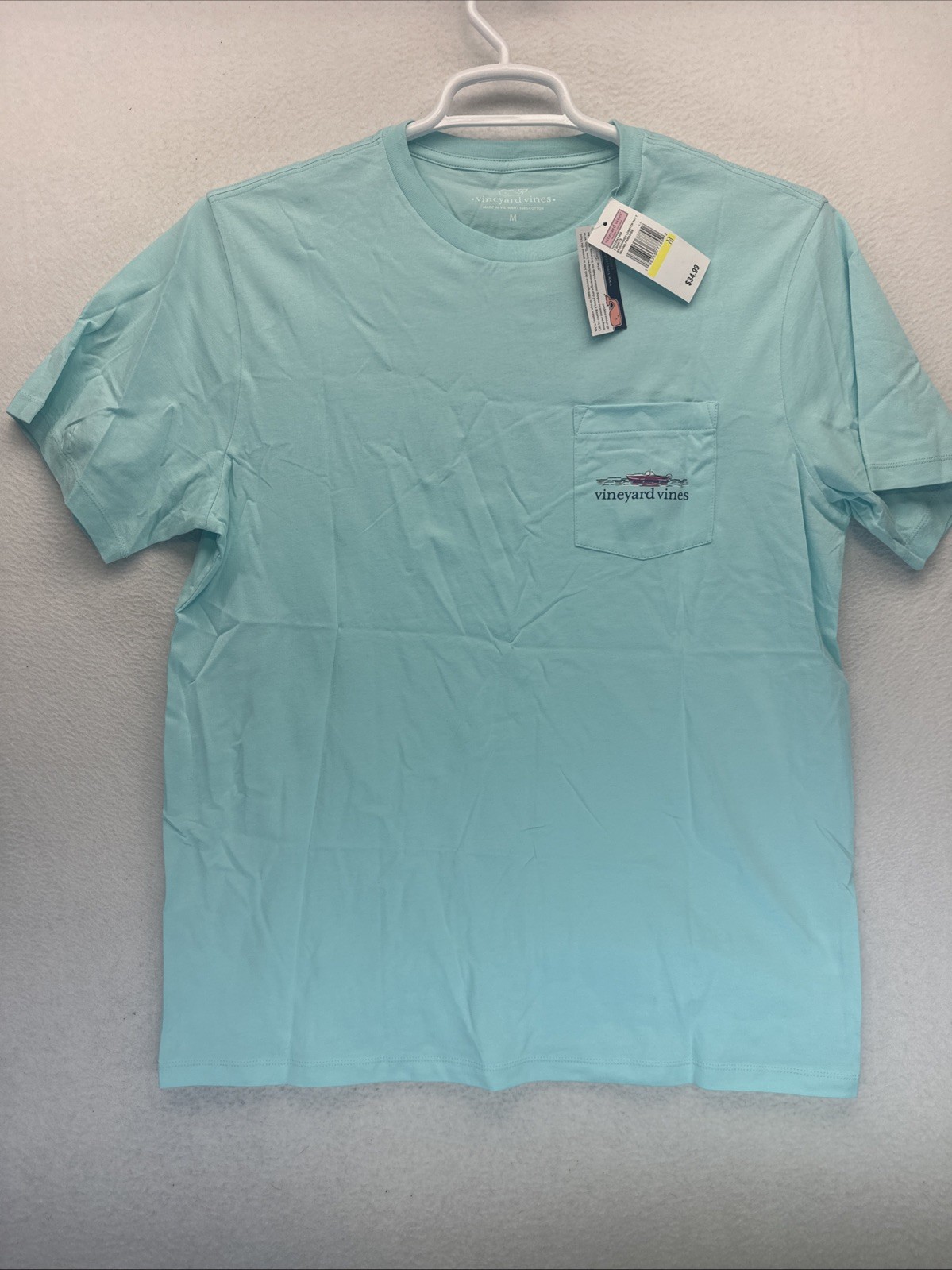 Vineyard Vines Men’s Medium Dockside Lobster Island Paradise Short Sleeve NWT