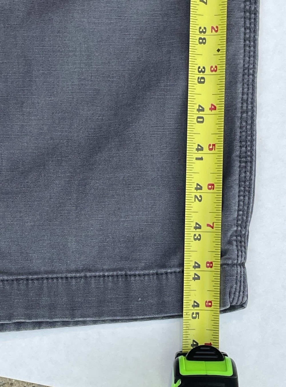 Carhartt Work Pant Mens 38×36 (34) Gray Rugged Flex Relaxed Fit Canvas Utility
