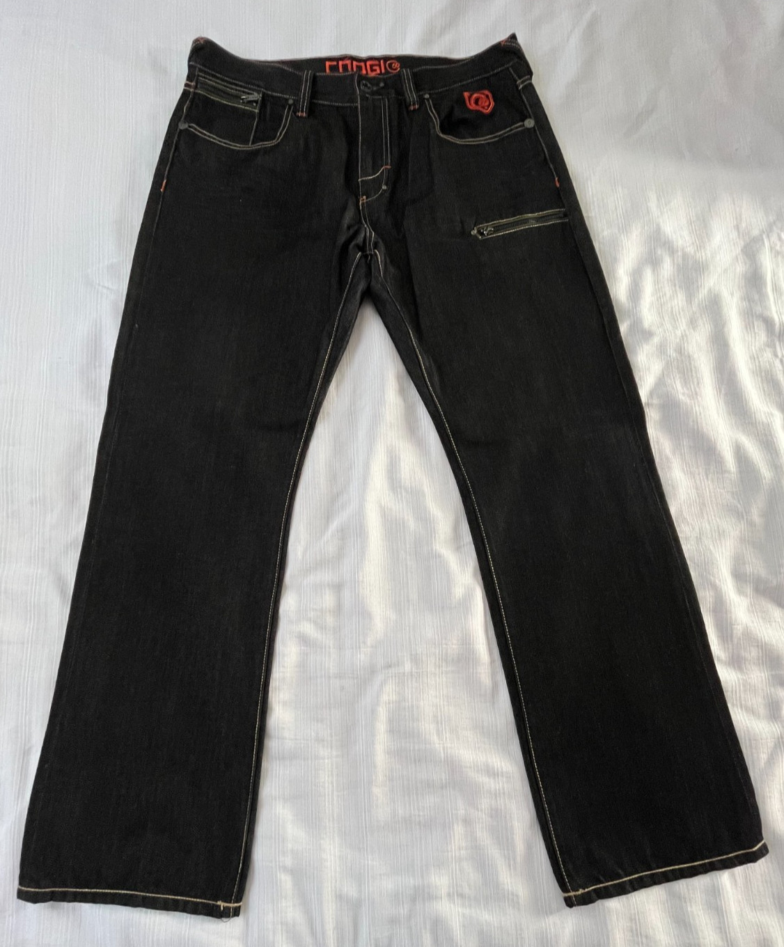 Vintage Coogi 1969 Men’s Black Denim Jeans Size W38 L34 ST45