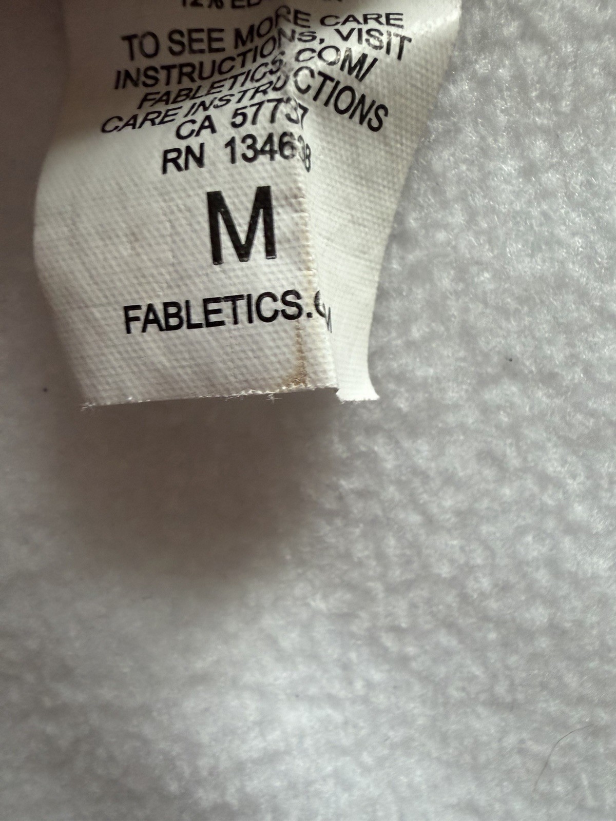 Fabletics Women’s Sports Bra Size M Purple/Beige Pullover Solid Nylon Blend