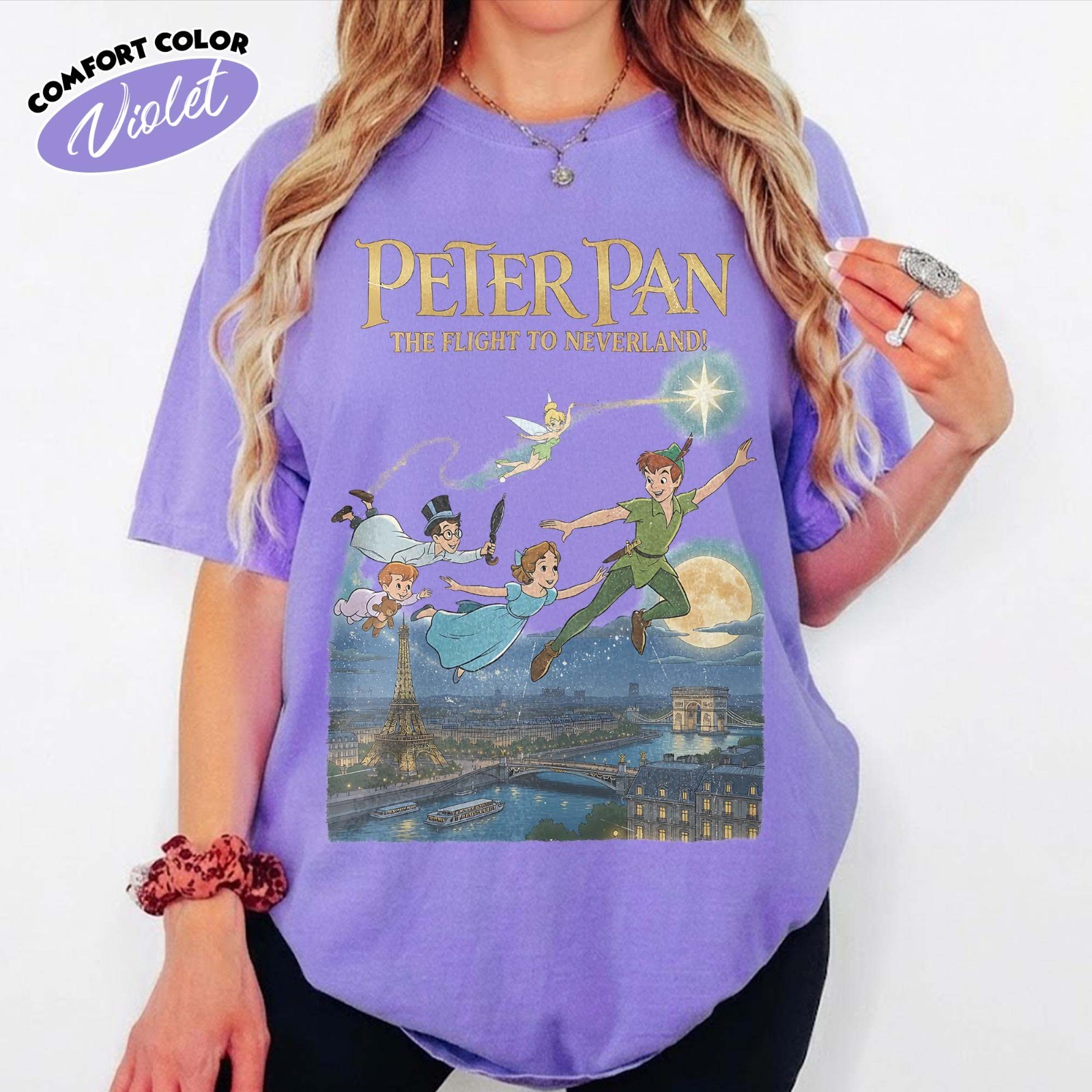 Vintage Peter Pan Disney Shirt Vintage Disney Ride Tee, Peter Pan Shirt