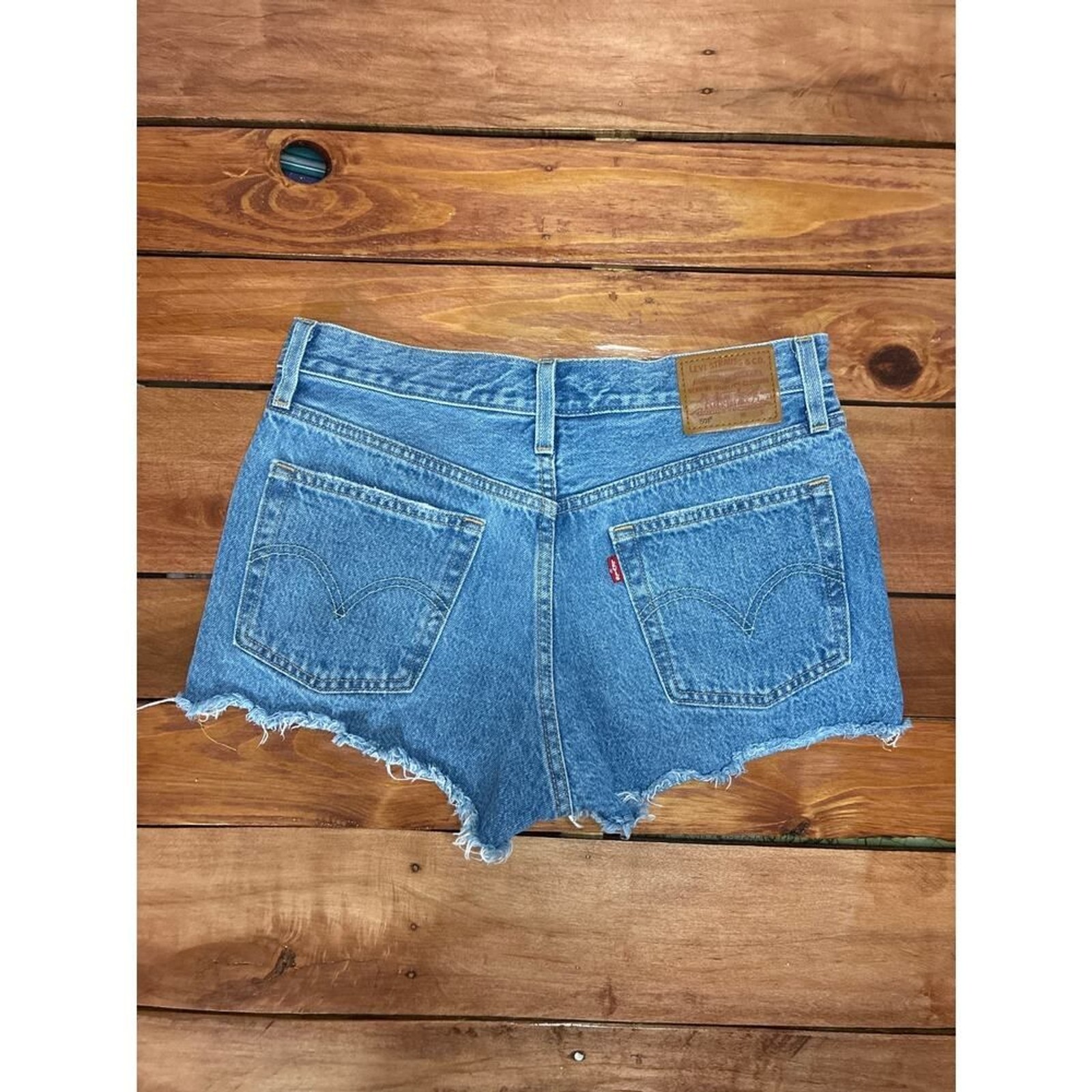 Levi’s Premium 501 Denim Cutoff Shorts – Women Size 27