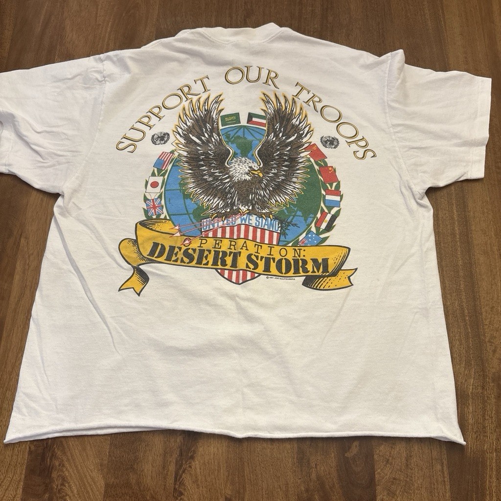 Vintage 90’s Stedman XL Cotton Operation Desert Shield T-Shirt