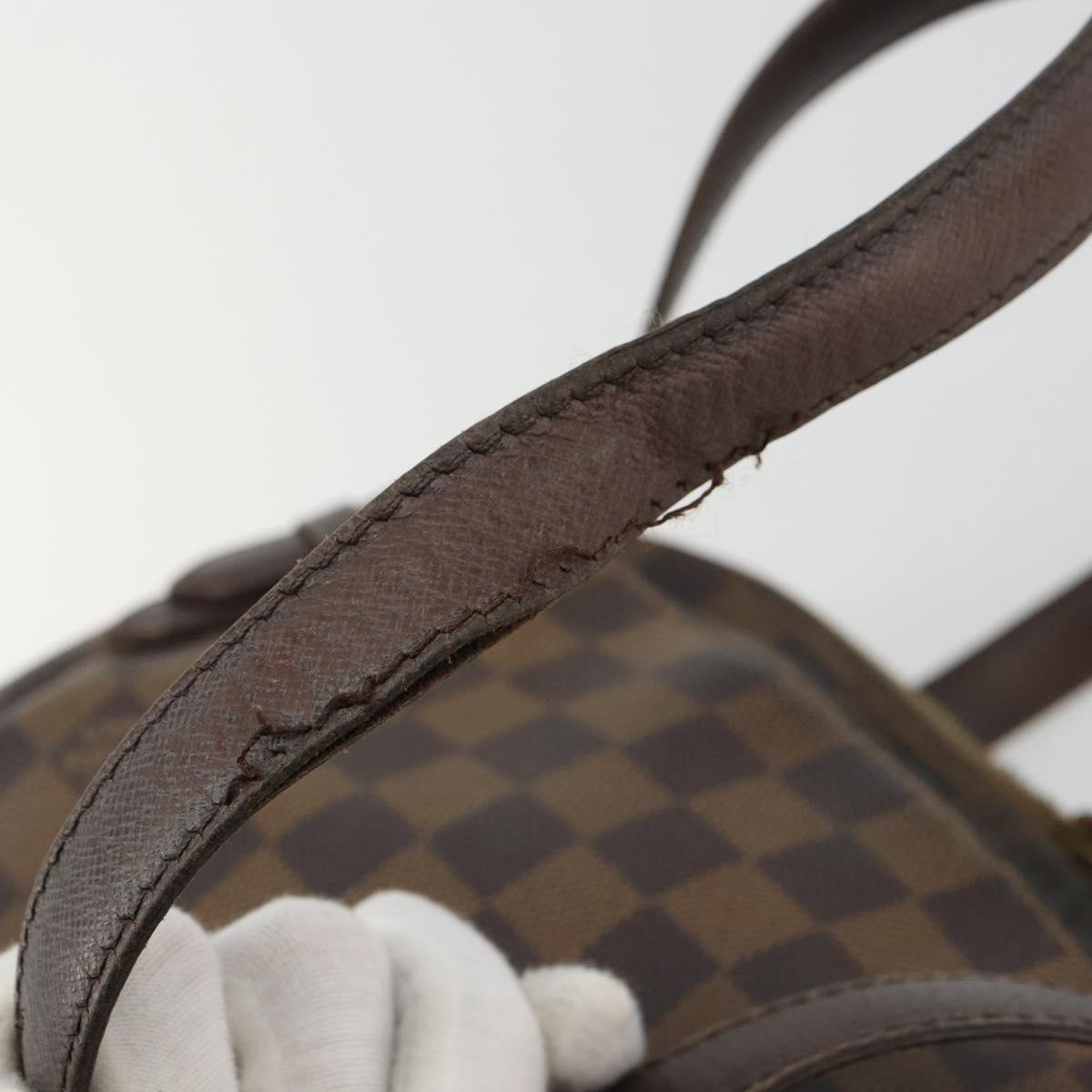 LOUIS VUITTON Damier Ebene Belem MM Hand Bag N51174 LV Auth BA12741