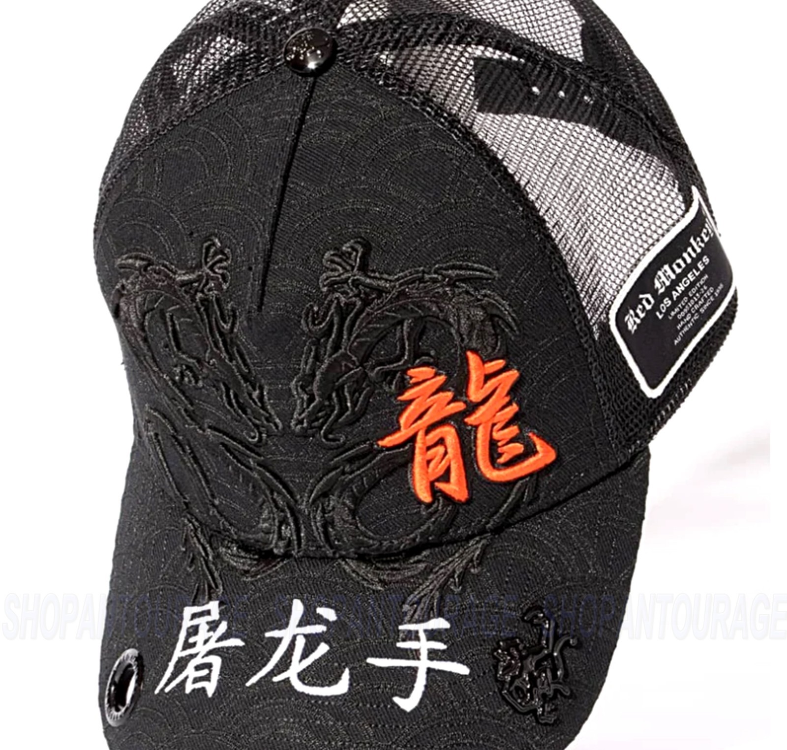 Red Monkey Dragon Slayer Black RM1555 New Limited Edition Unisex Trucker Hat Cap