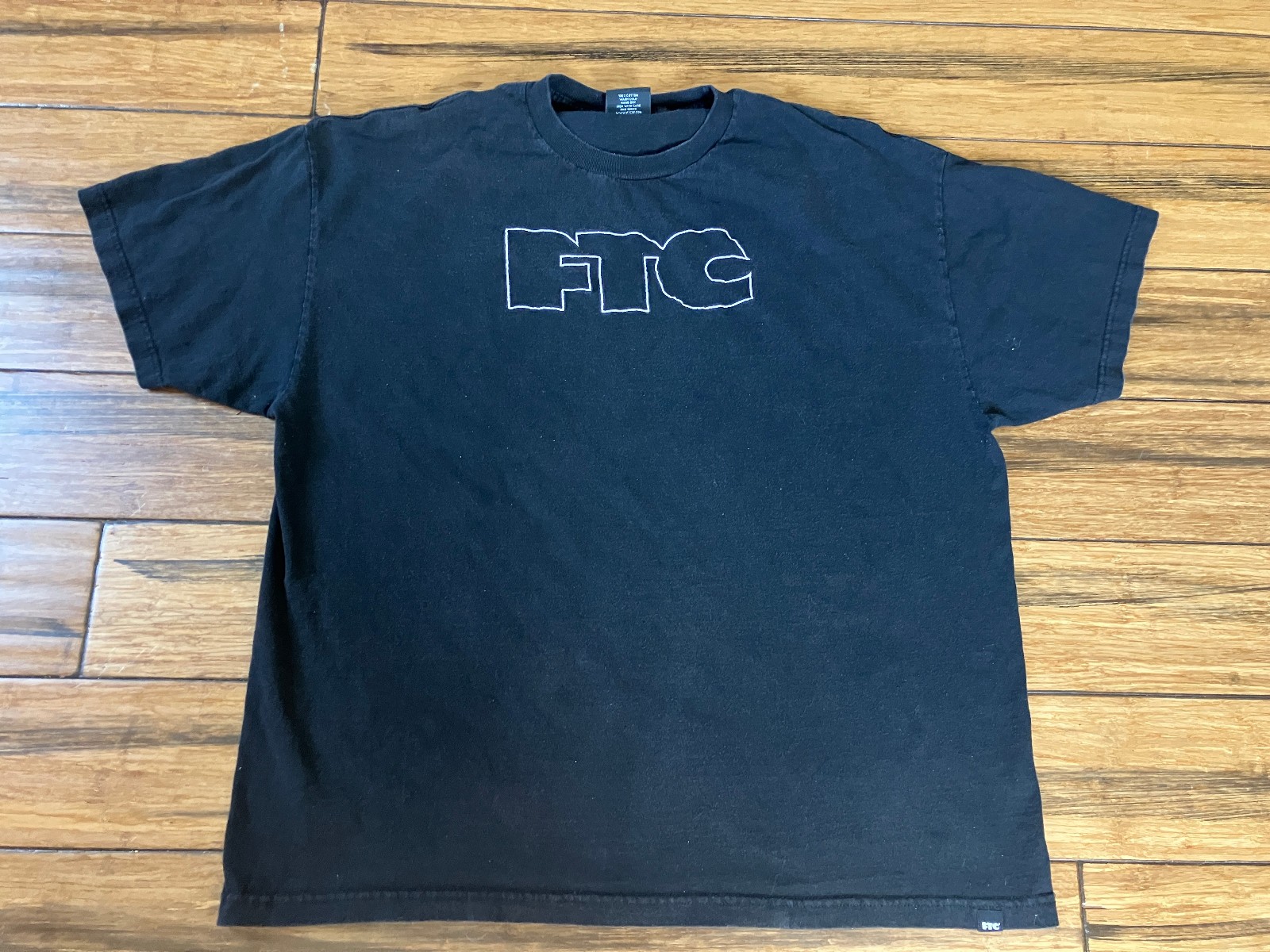 FTC Shirt Mens XXL Black Skate Shop For The City San Francisco