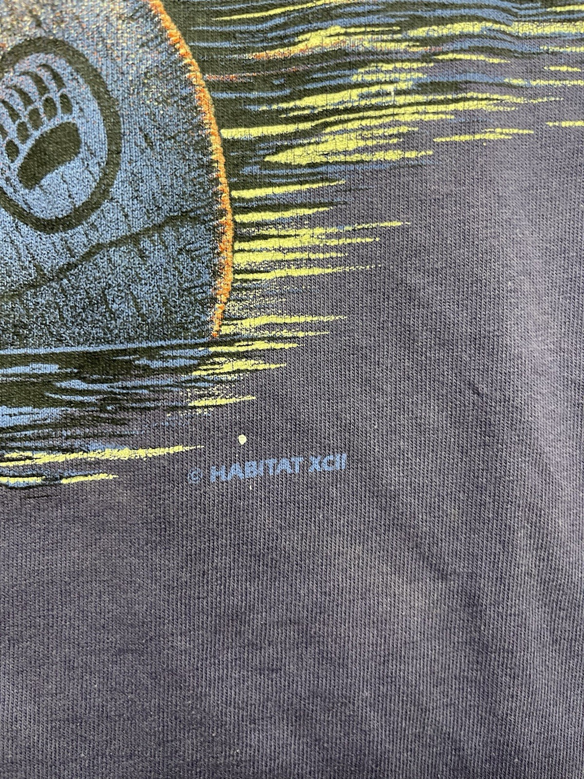 Vtg 90s Signal Sports Native American Canoe Chief Full Moon Forest T-Shirt