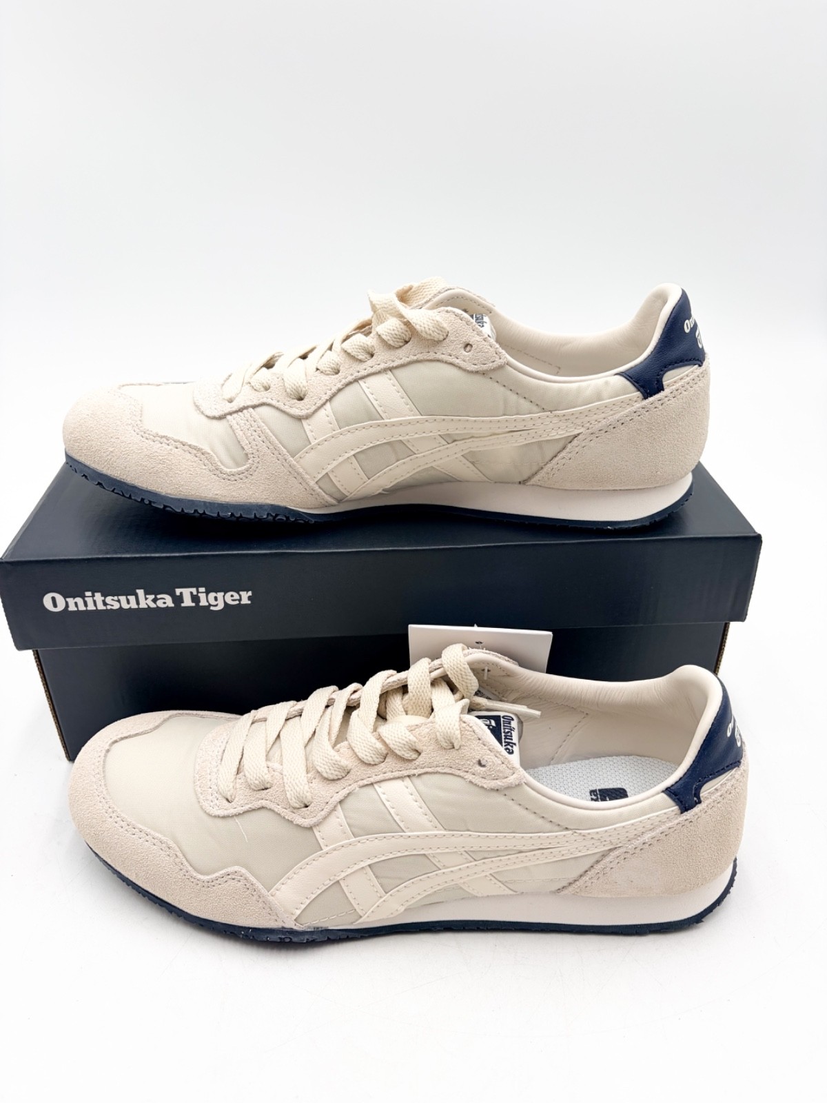 【NEW】Onitsuka Tiger SERRANO Oatmeal/Cream Daily Sneaker (US 6) From US