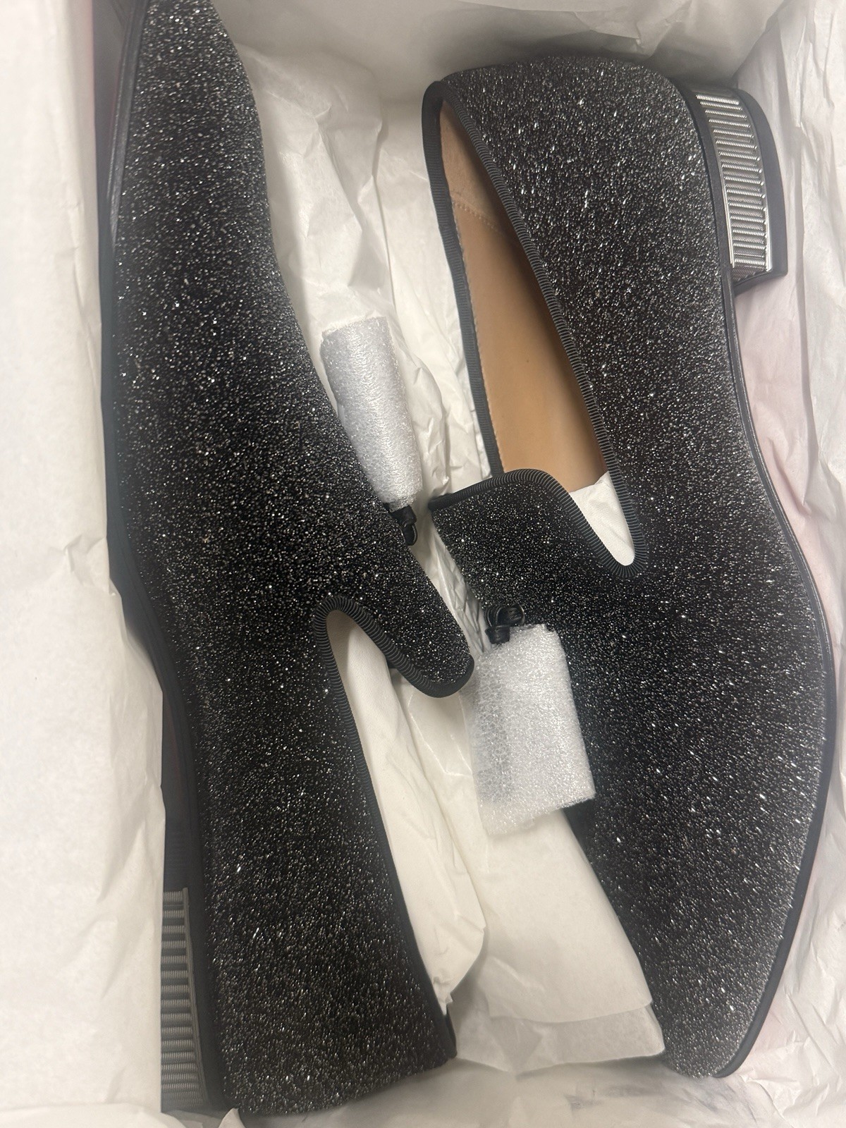 Men’s Louboutin Colonnaki Tassel Flat Crosta Size 45.5
