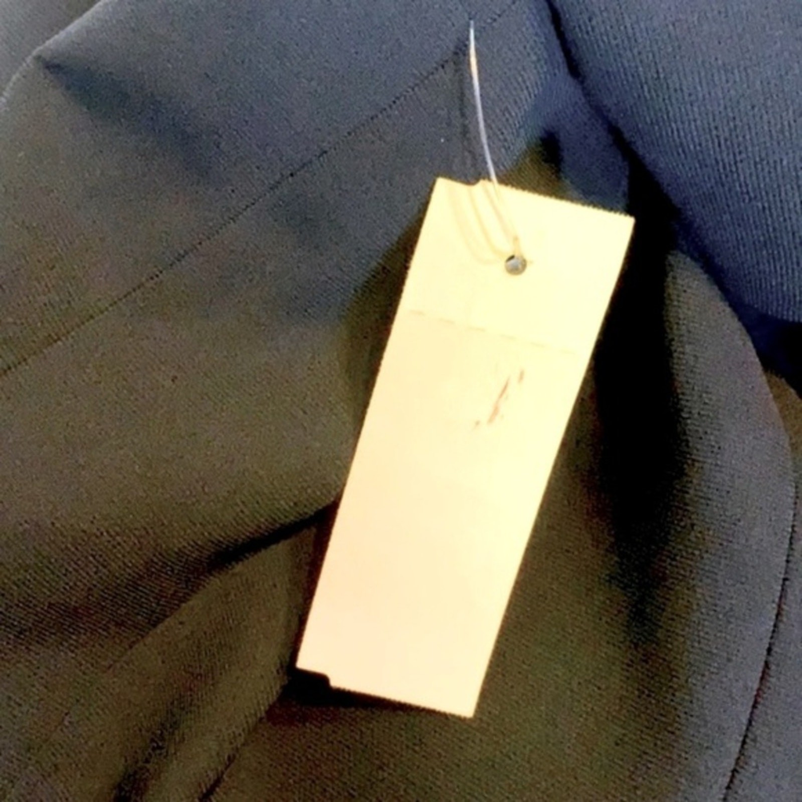 NWT Tahari Arthur S. Levine Pearl Neck Black Blazer