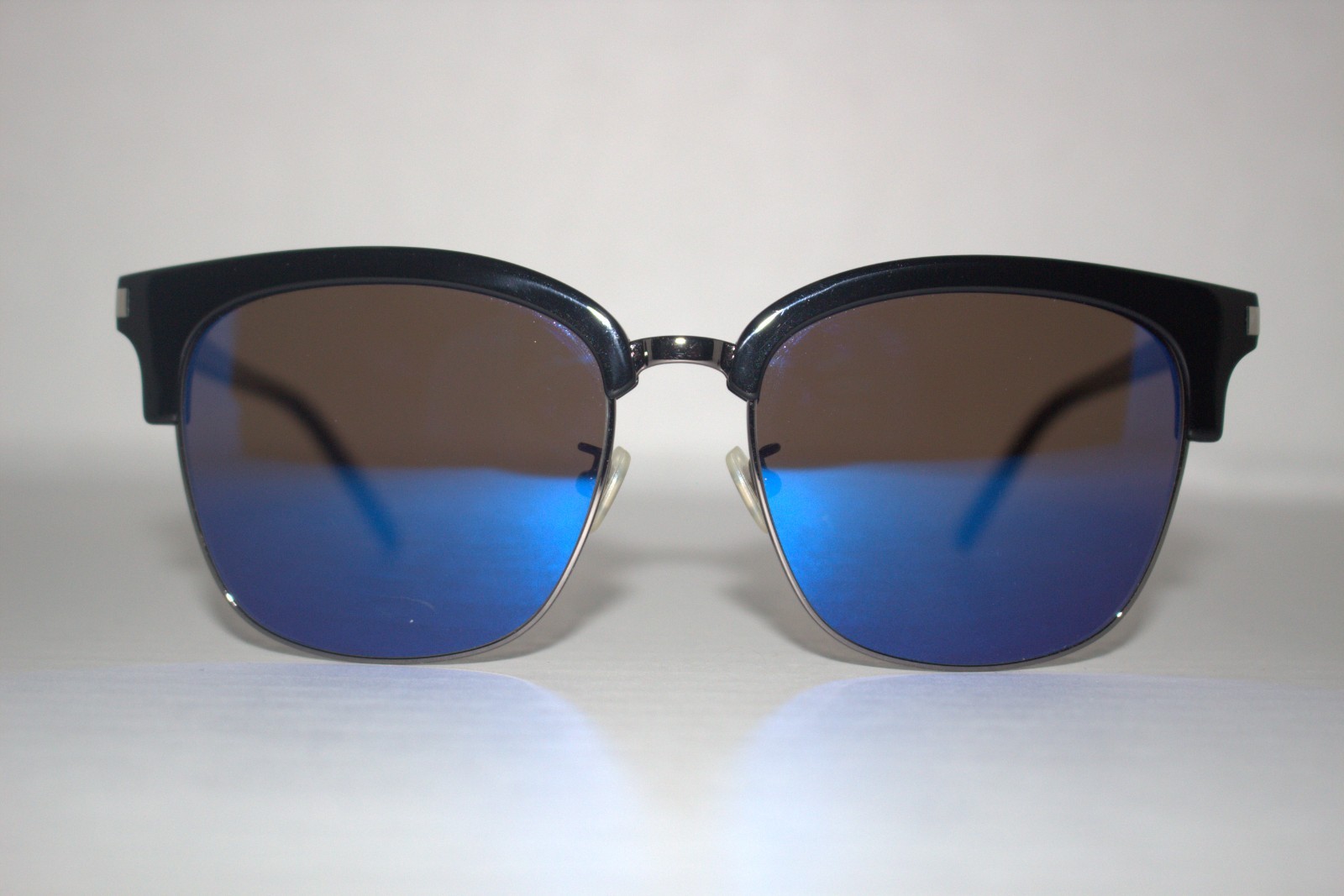 Saint Laurent SL108/K Black Round Unisex Sunglasses