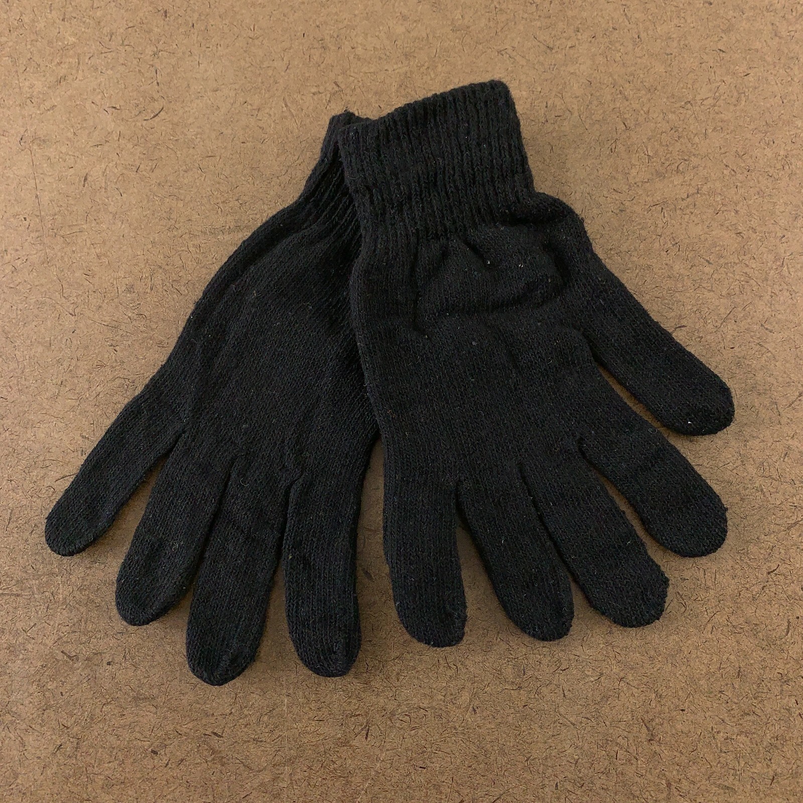 Yacht & Smith Unisex Adult One Size Black Stretch Knit Winter Gloves NWT
