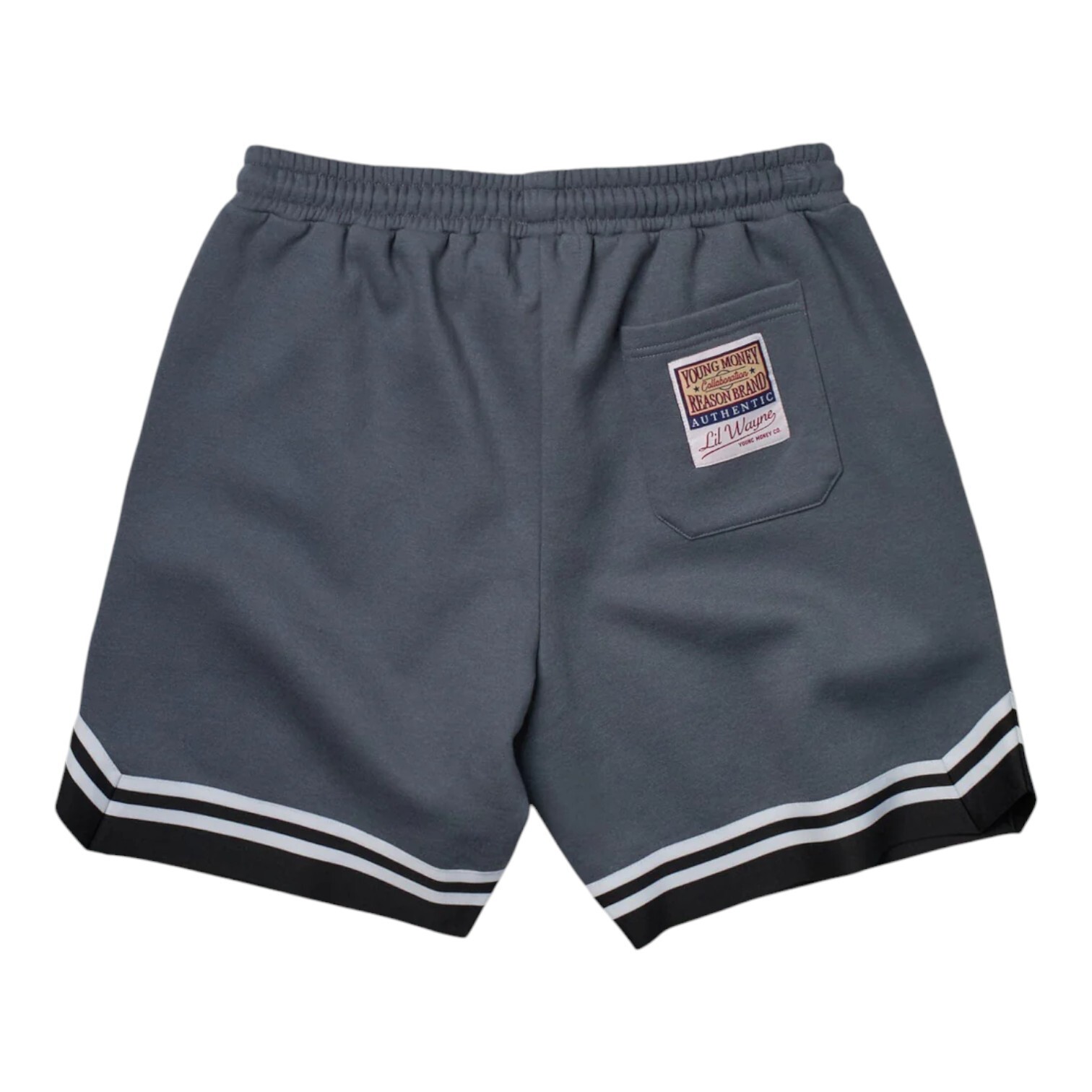 Lil Wayne Young Money Basketball Shorts Gray Weezy YMCMB Men’s Size 2XL XXL