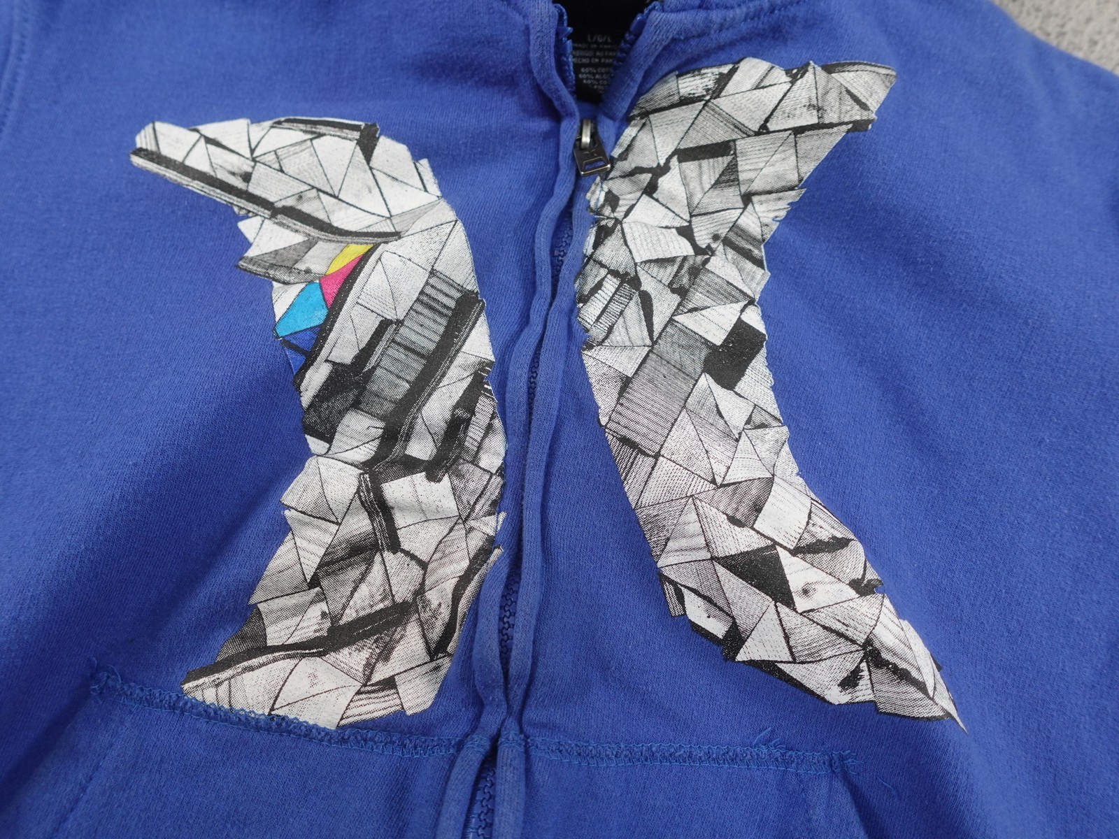 Y2K Hurley Hoodie Youth Large Blue Skater Skateboarding Surf Logo Sweatshirt
