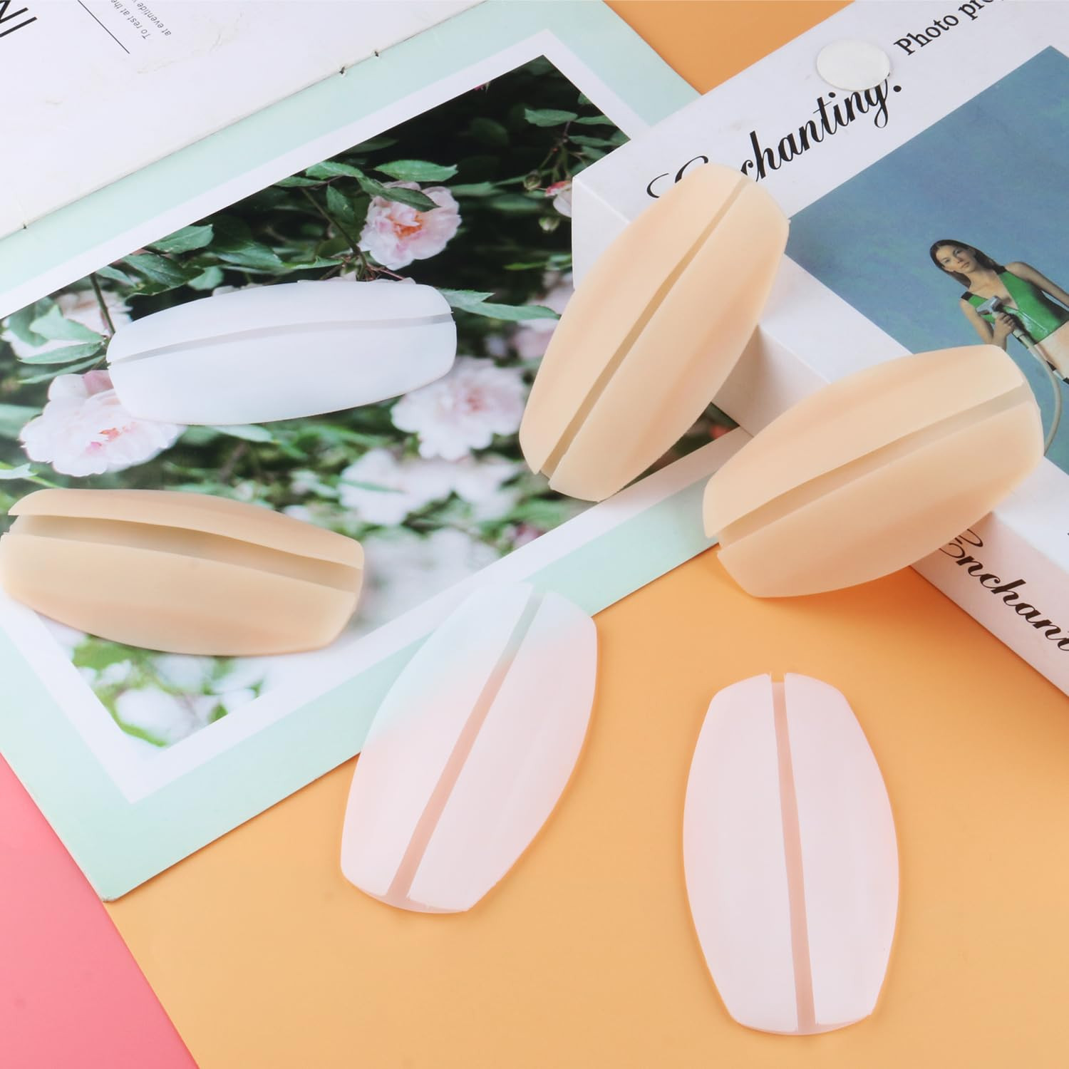 6 Pair Bra Strap Gel Pad Retainer Non-slip Soft and Easy Shoulder Protection Pad