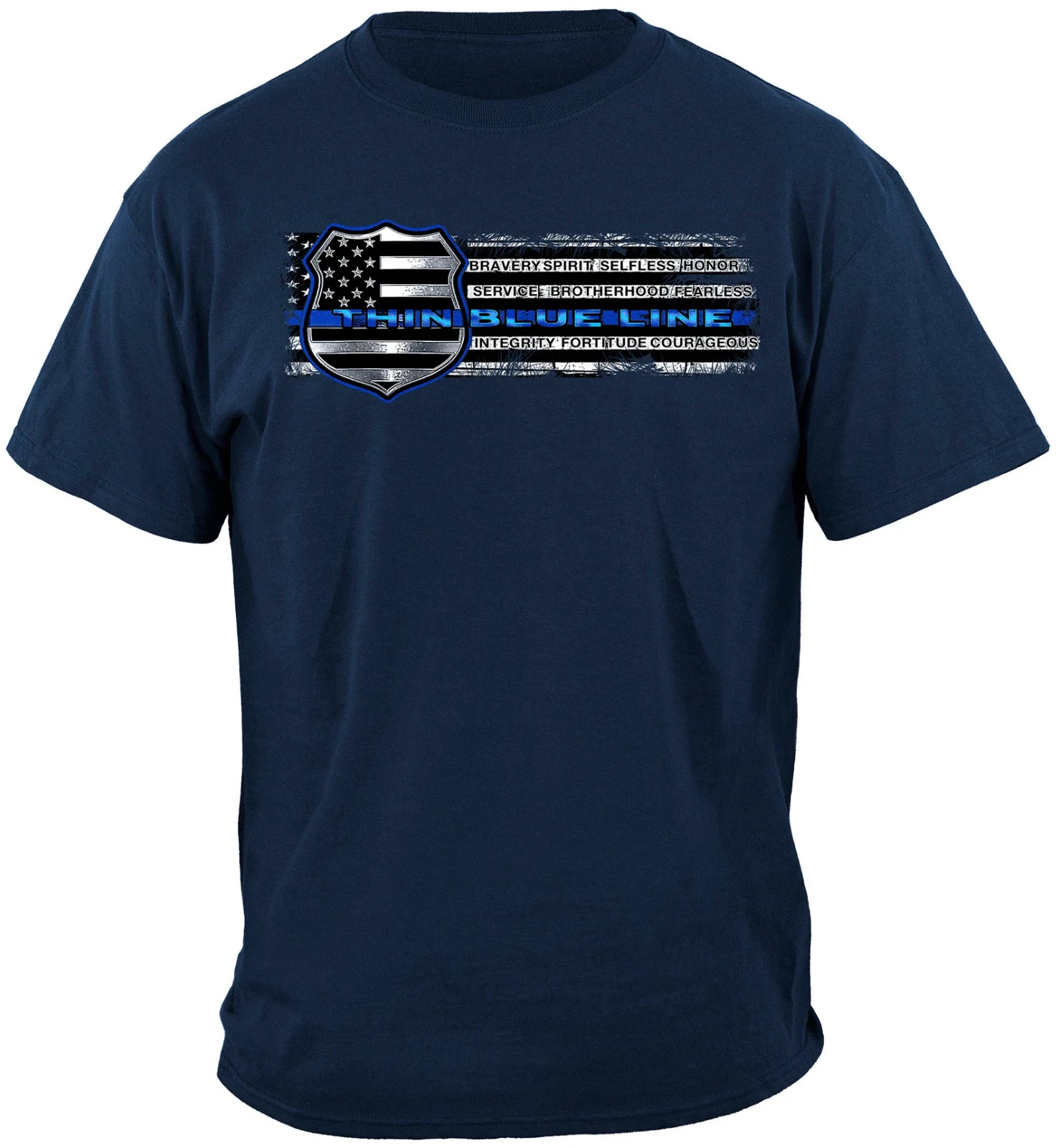 Thin Blue Line Strength, Brother Rescue Graphic Tee