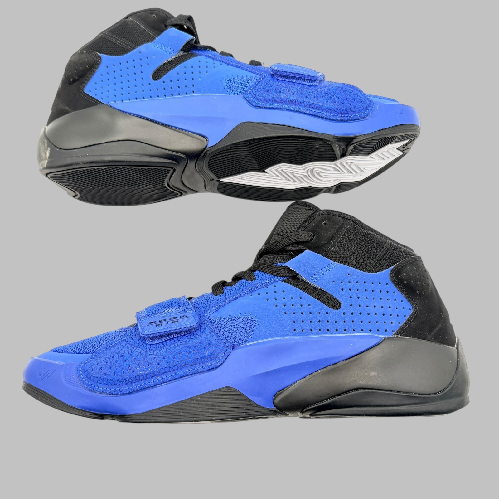 Air Jordan Zion 2 “Duke” One Done Shoe Mens Sz 10.5 Hyper Royal/Black DO9072-410
