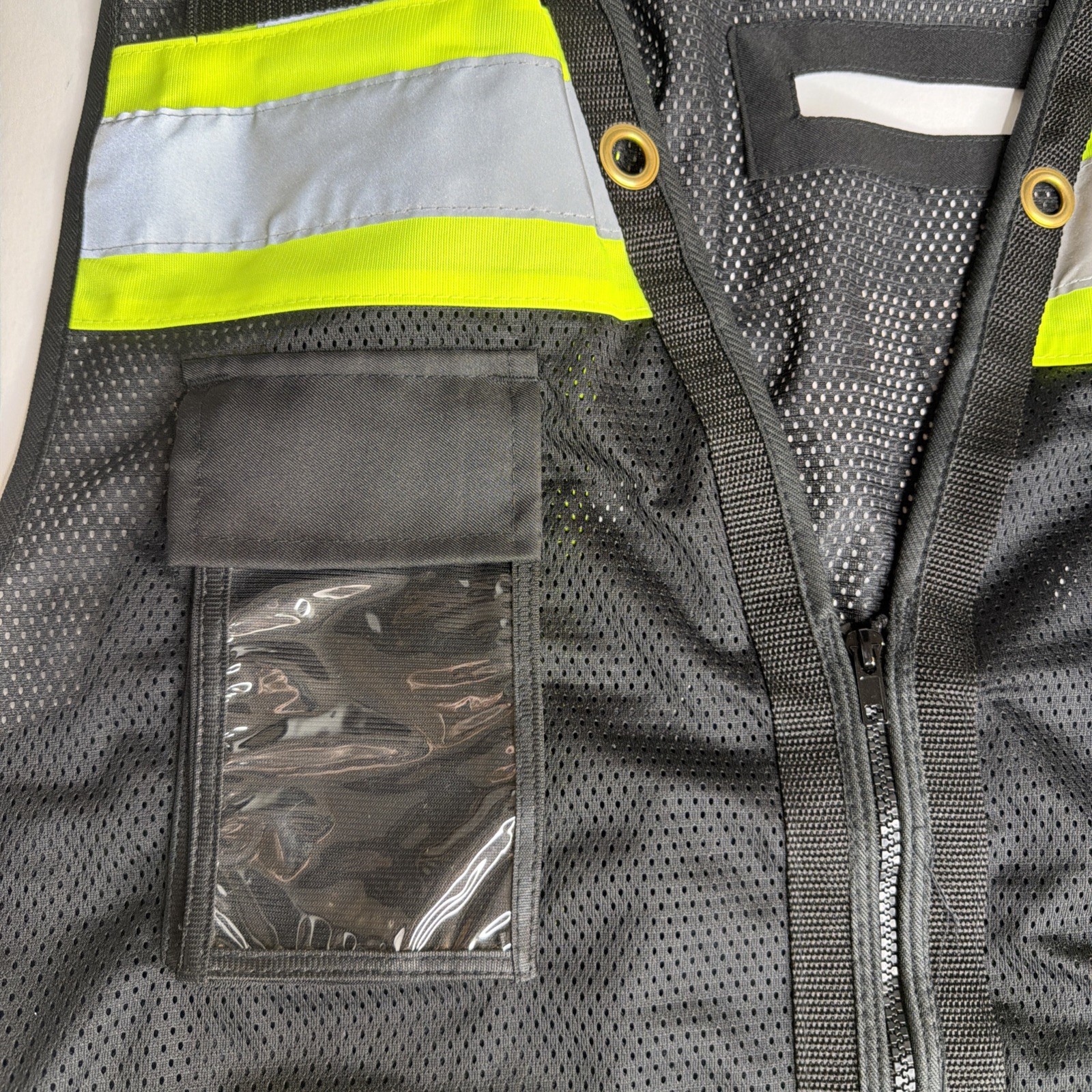 Futura Laboratories Work Vest FL 2000 Large L Black Reflective Radians Radwear