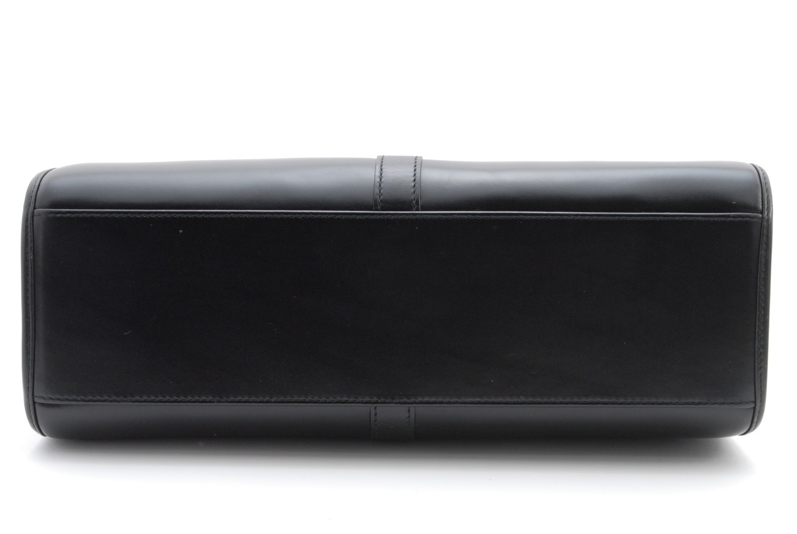 GUCCI Jackie Black Leather Hand Bag