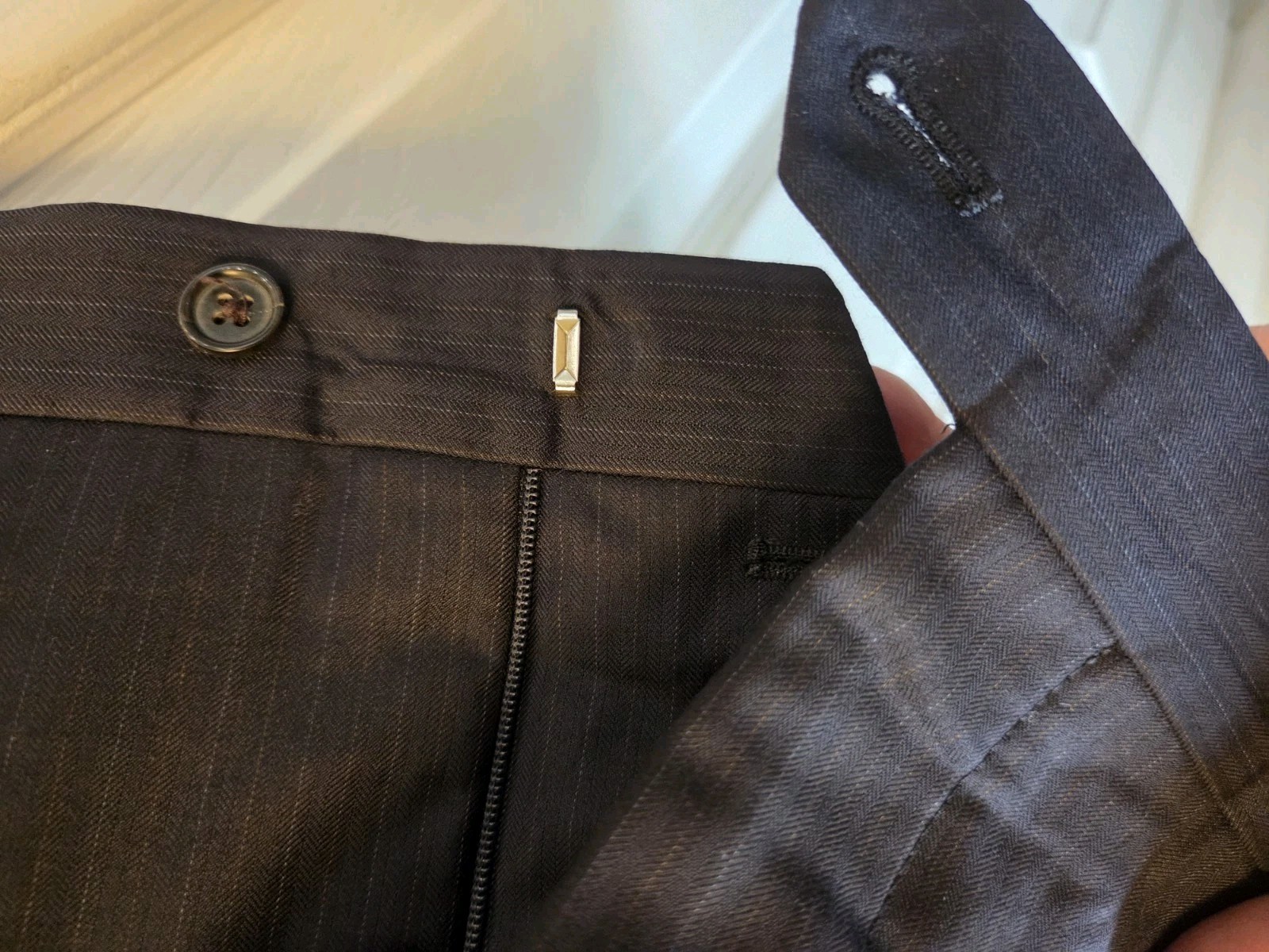 Brooks Brothers Vitale Barberis Canonico 1818 Madison Pinstripe Suit 50R