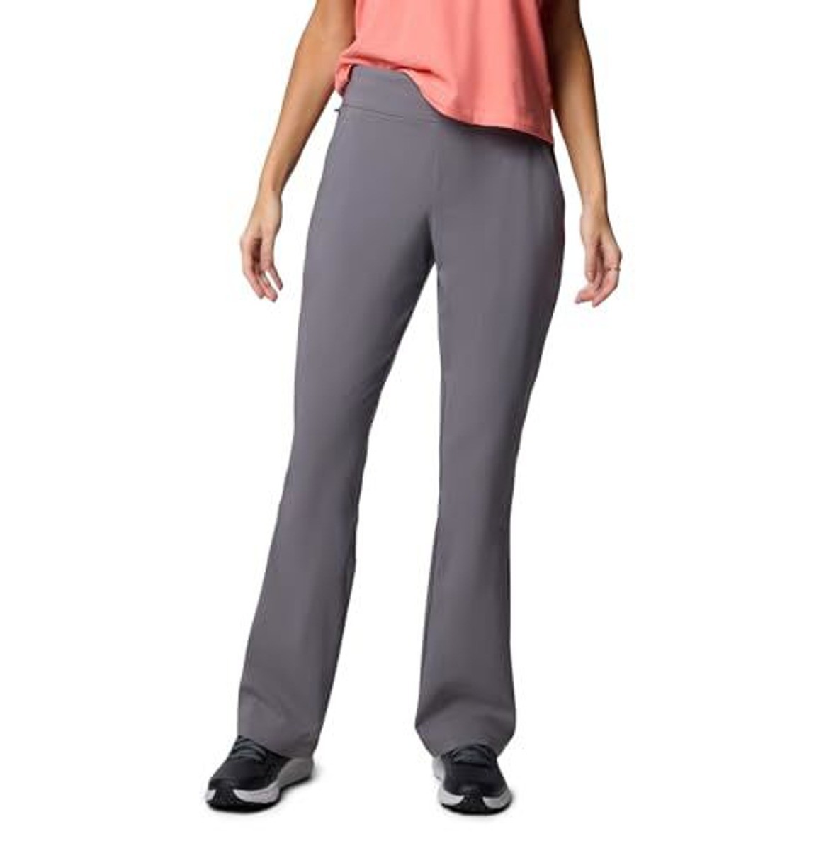 Columbia Womens All Seasons Bootcut Pant City Grey Medium Long Open Box Used